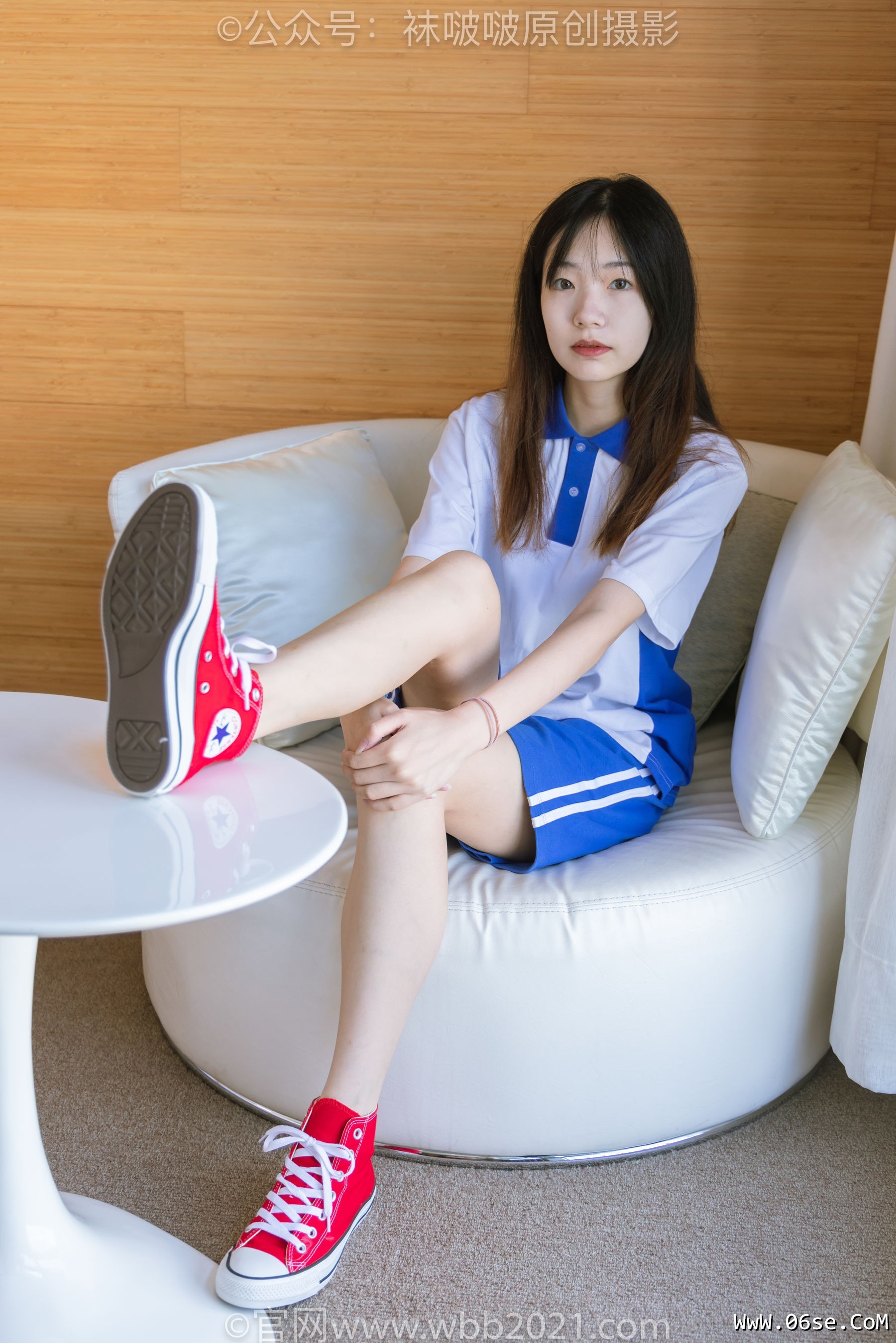 图片[62]-BoBoSocks袜啵啵 No.336 小甜豆 -校服、帆布鞋、白棉袜、裸足[140P]-六色网
