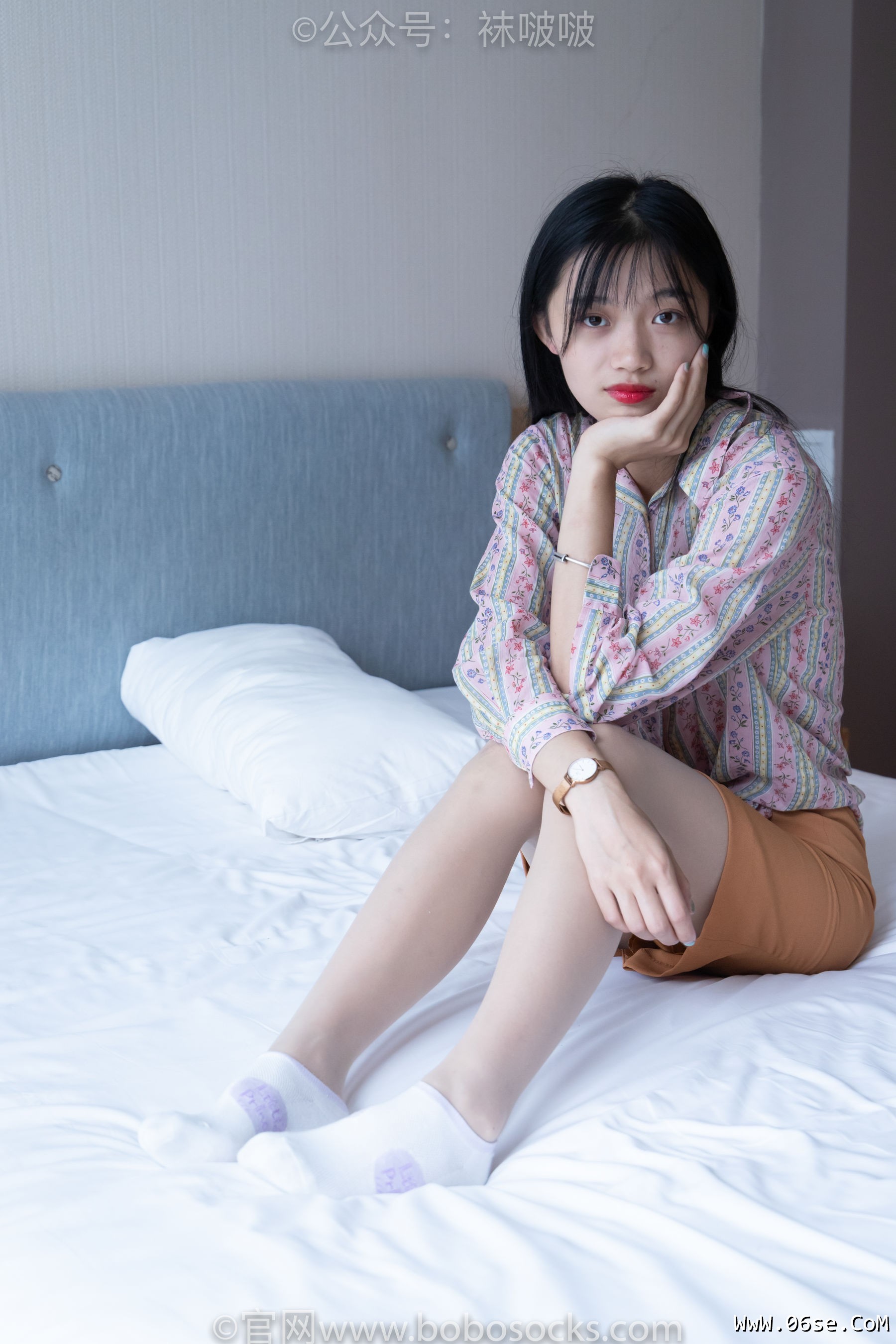 图片[67]-BoBoSocks袜啵啵 No.008 涵涵-帆布鞋、白色短棉袜、肉丝[139P]-六色网