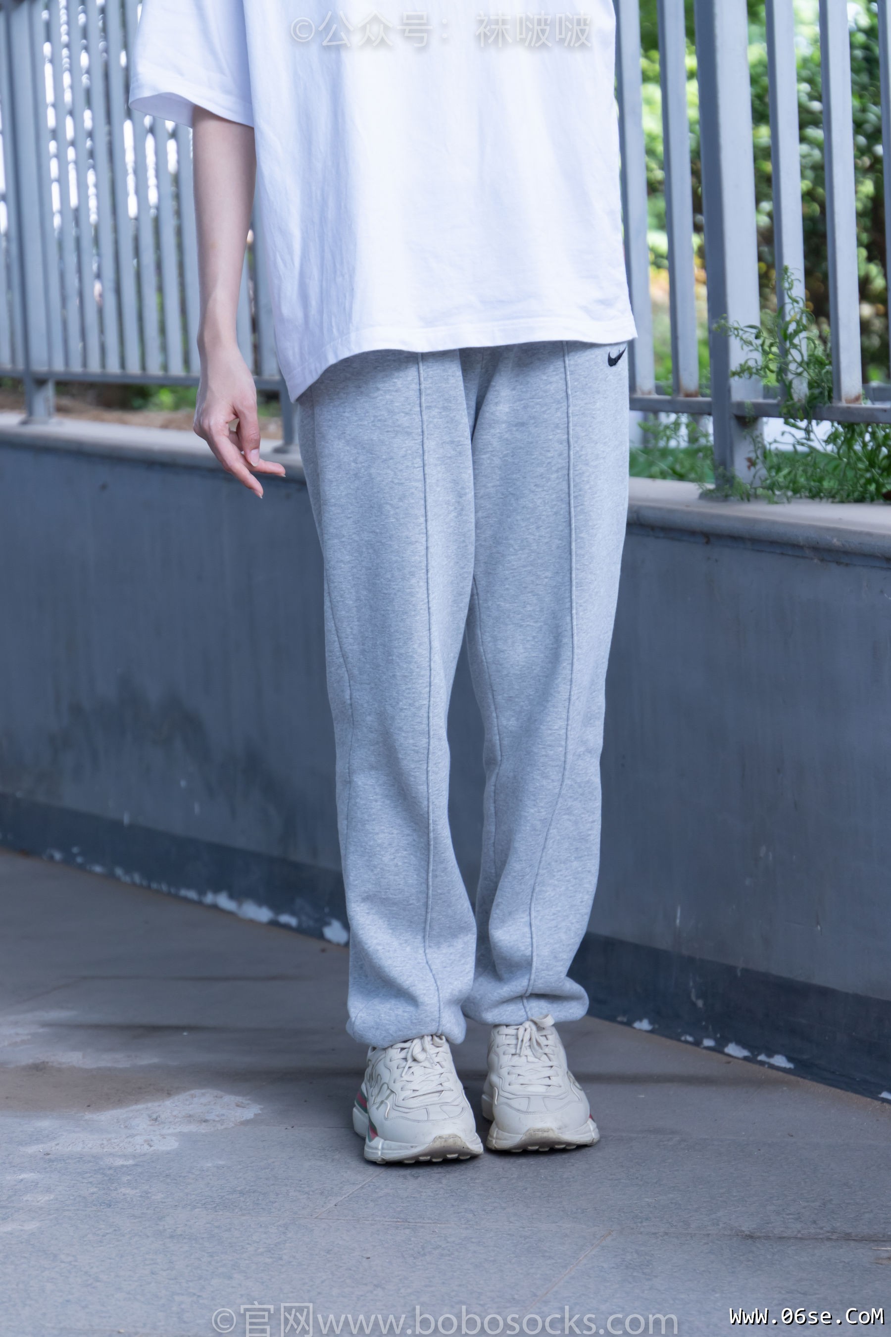 图片[10]-BoBoSocks袜啵啵 No.012 泡芙-运动鞋、白棉袜、裸足[132P]-六色网