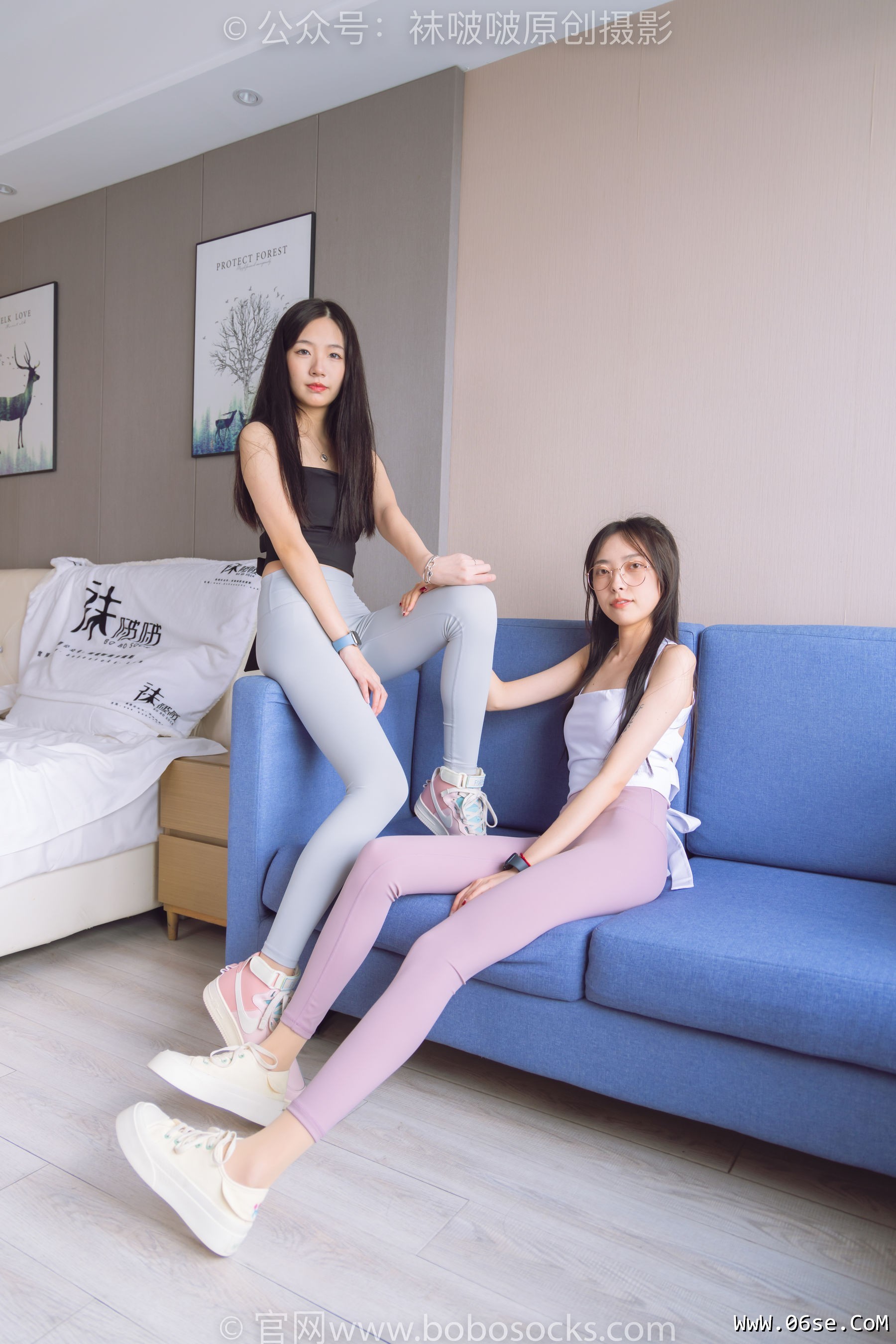 图片[46]-BoBoSocks袜啵啵 No.186 小甜豆稚予-瑜伽裤、运动鞋、肉丝[146P]-六色网
