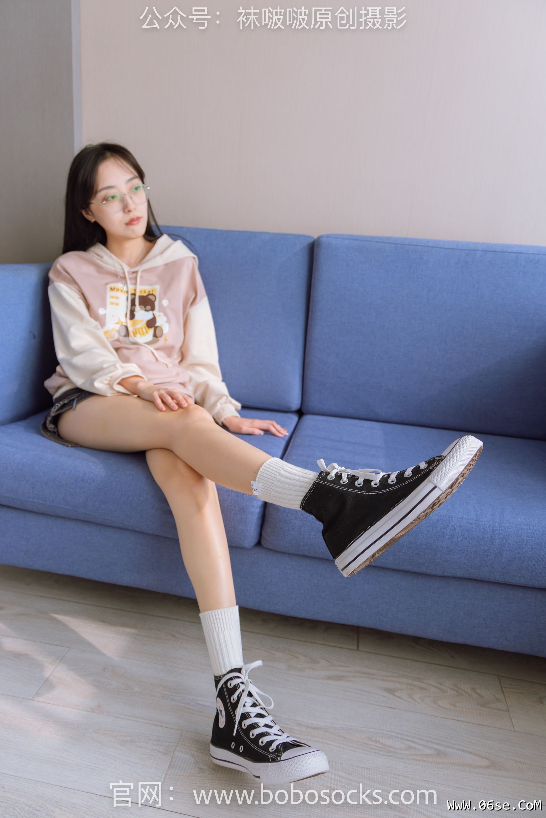 图片[157]-BoBoSocks袜啵啵 No.143 稚予-匡威板鞋、vans帆布鞋、两双白棉袜[166P]-六色网