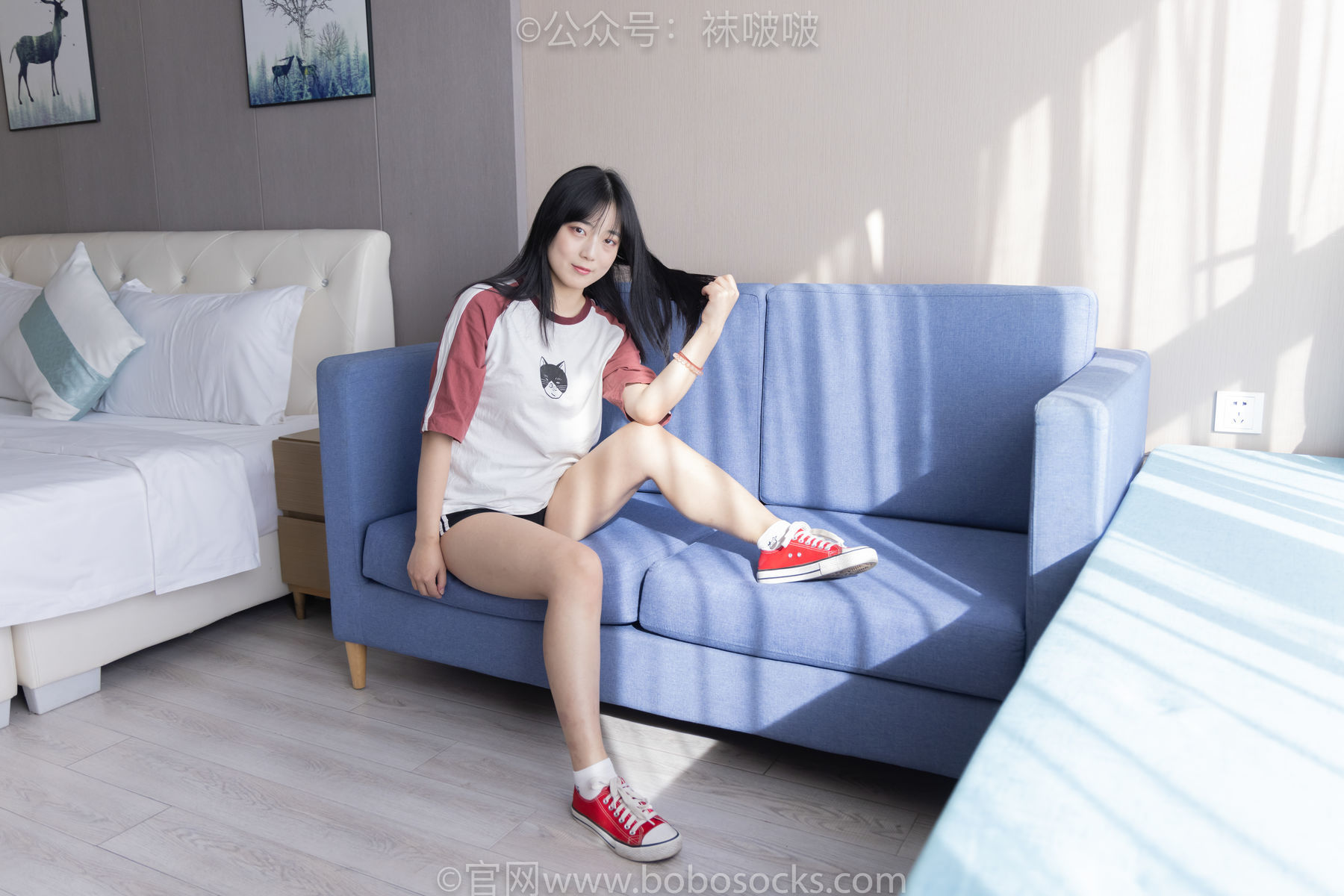 图片[8]-BoBoSocks袜啵啵 No.036 菠萝-帆布鞋、白棉袜、裸足[138P]-六色网