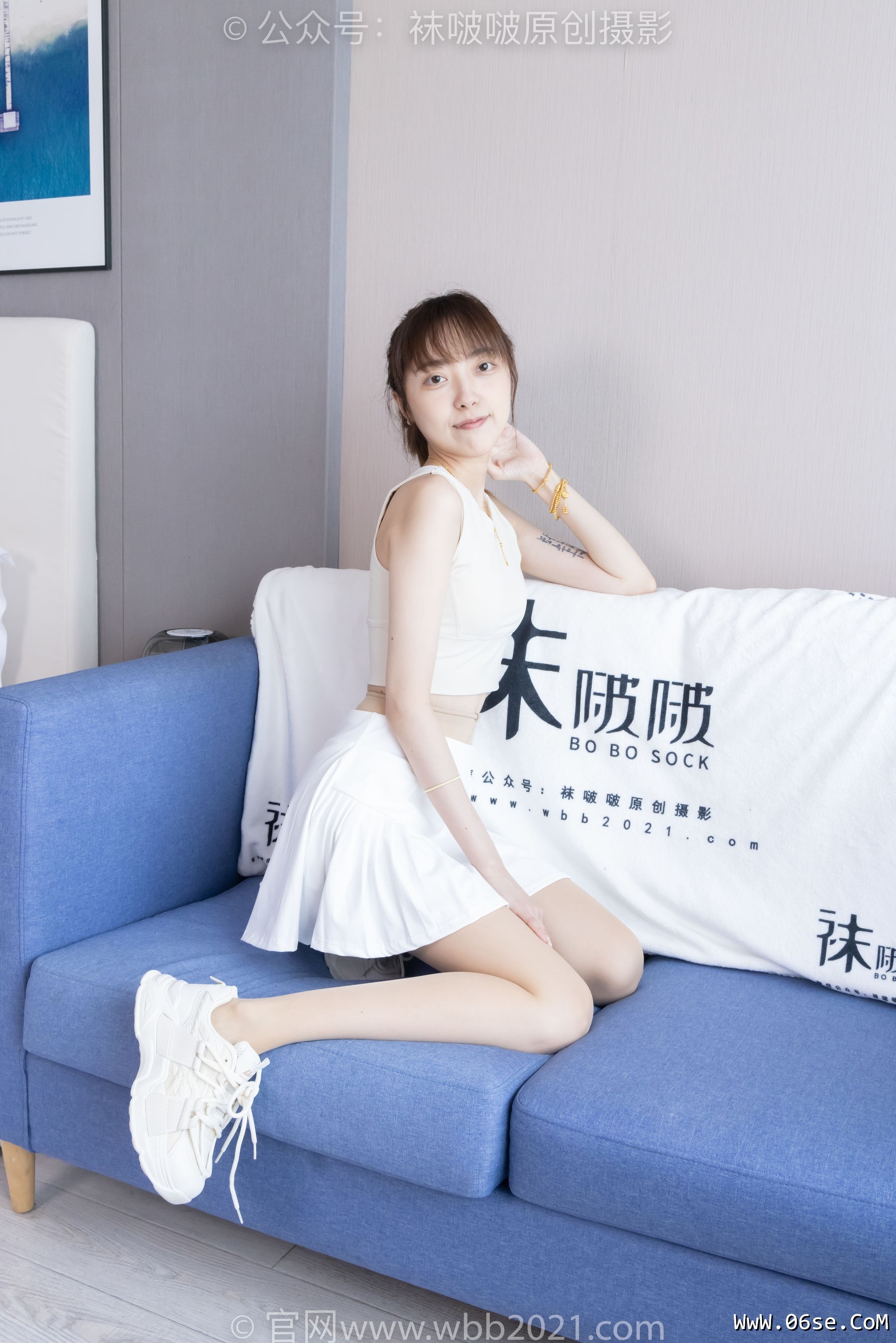 图片[29]-BoBoSocks袜啵啵 No.424 稚予 -运动鞋、白棉袜、肉丝、腰丝[140P]-六色网