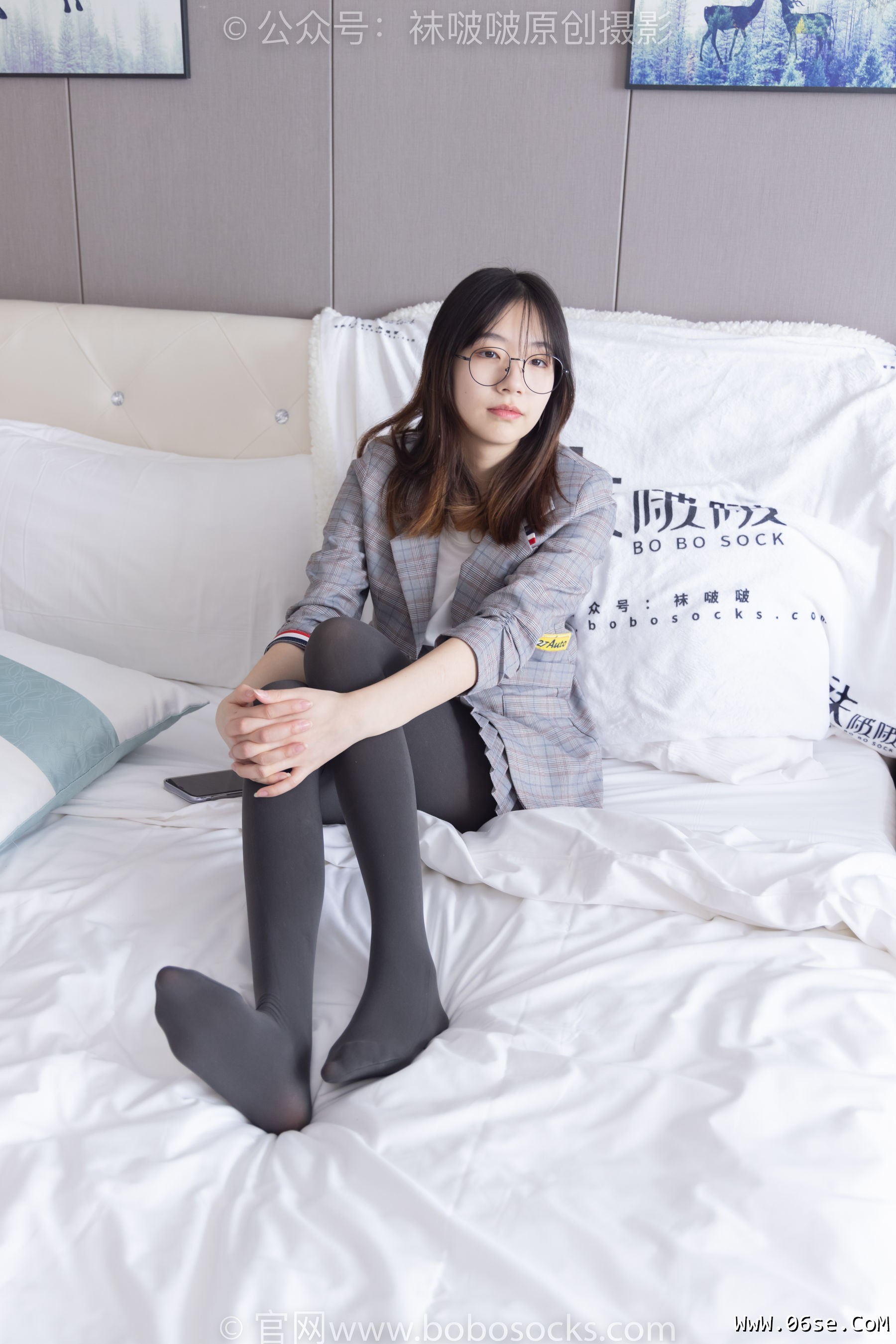 图片[32]-BoBoSocks袜啵啵 No.210 小甜豆 -皮鞋、厚灰丝、ol装[140P]-六色网