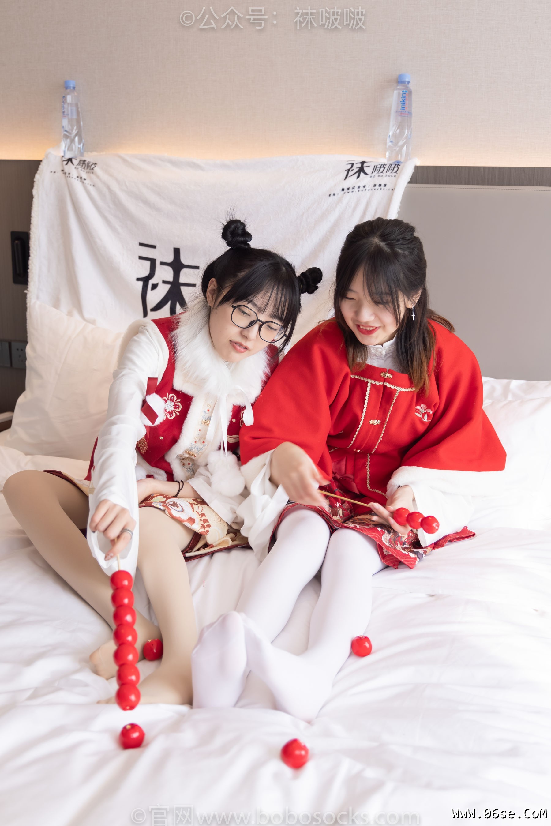 图片[53]-BoBoSocks袜啵啵 No.054 小甜豆与稚予-给大家拜年啦[139P]-六色网