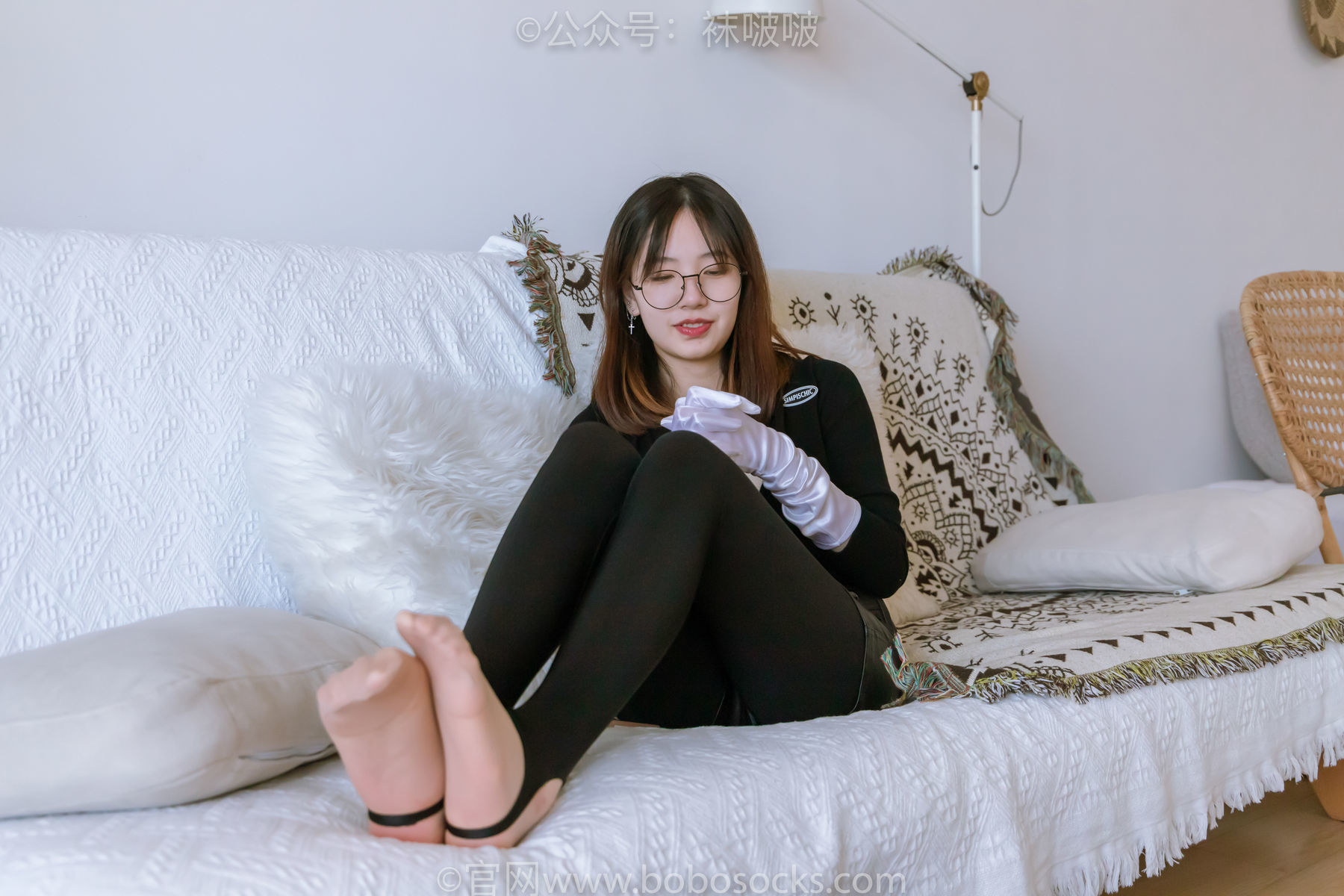 图片[42]-BoBoSocks袜啵啵 No.041 小甜豆-高跟长靴、黑色踩脚裤、肉丝[140P]-六色网