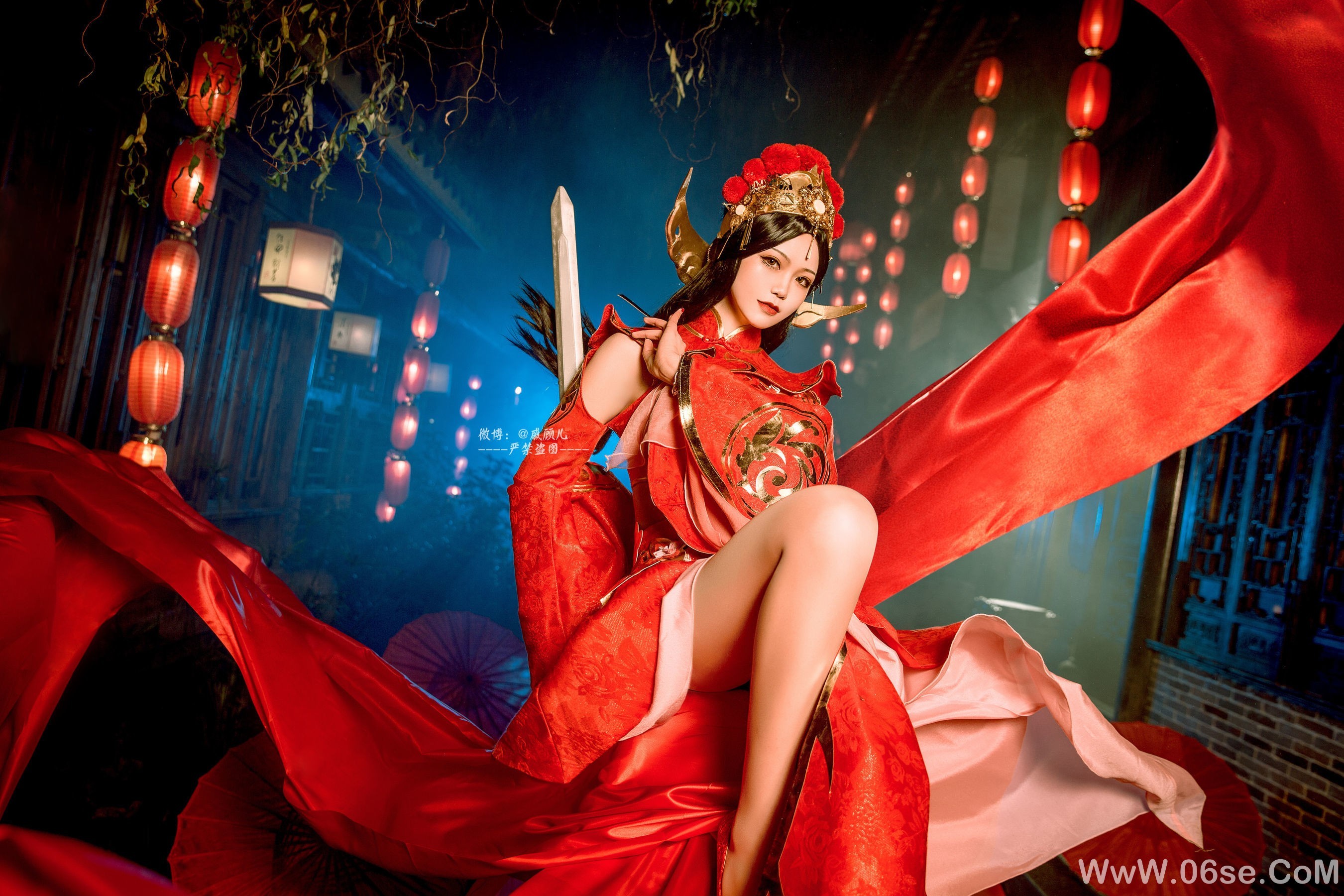 图片[10]-人气coser戚顾儿MIKI 王者荣耀 露娜一生所爱[14P]-六色网