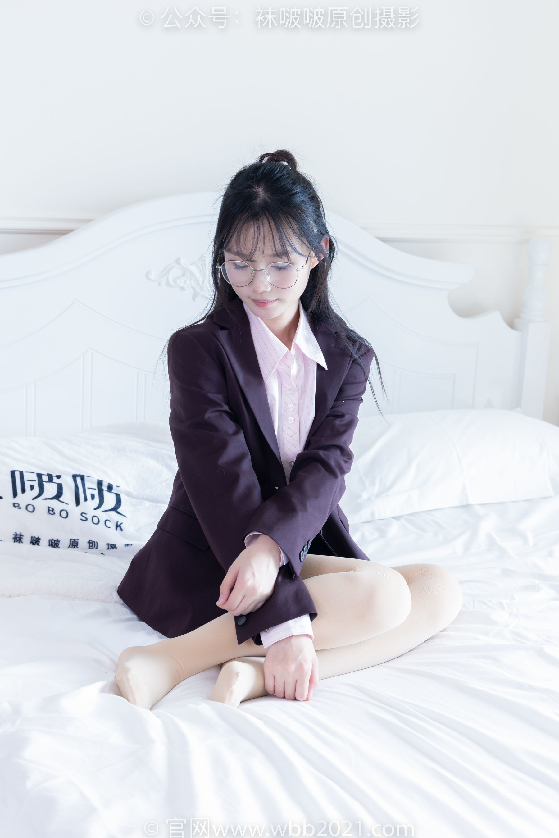 图片[203]-BoBoSocks袜啵啵 No.362 甜甜圈 -两双皮鞋、厚肉丝、厚黑丝、ol制服[230P]-六色网