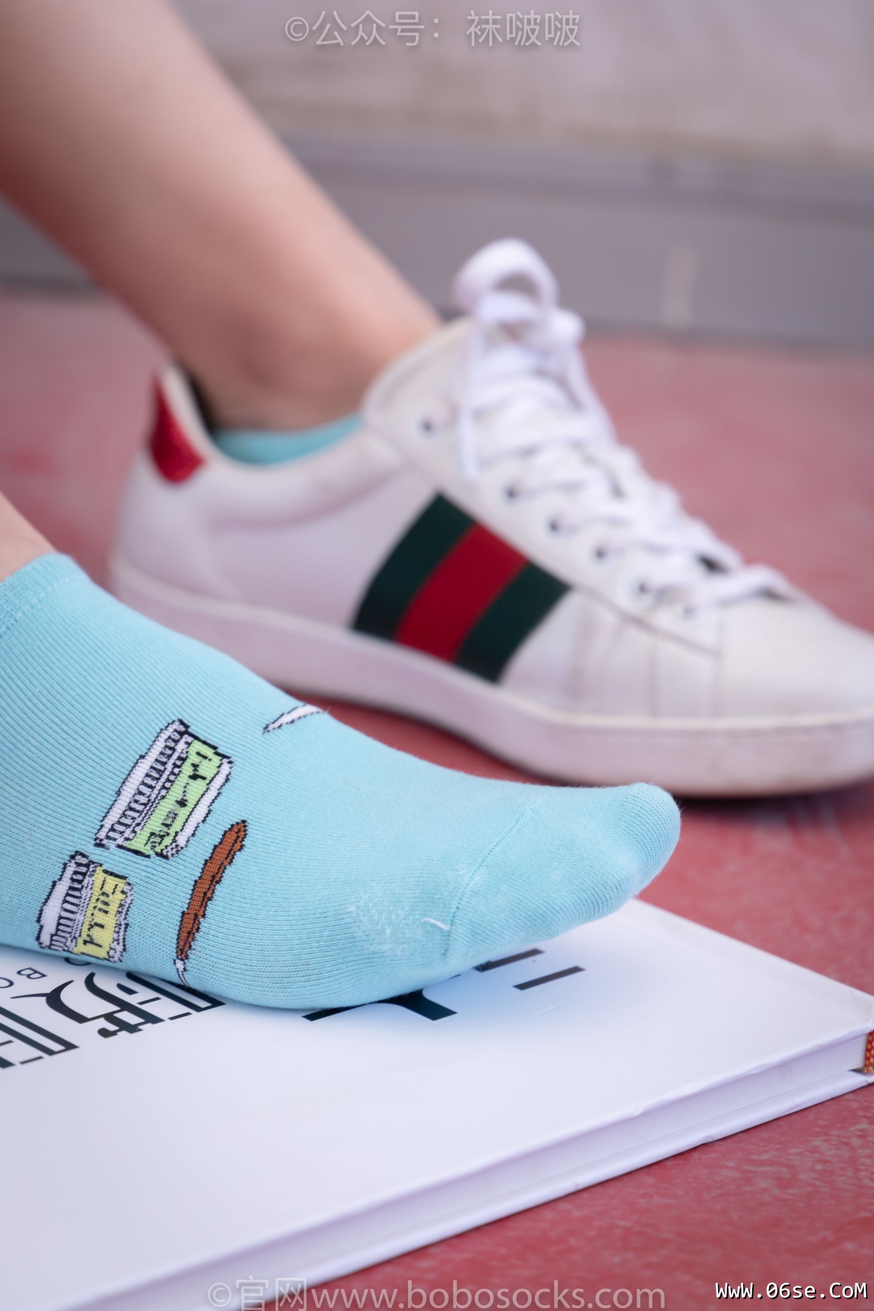 图片[51]-BoBoSocks袜啵啵 积分限定作品006 泡芙-板鞋、天蓝色短棉袜、裸足[138P]-六色网