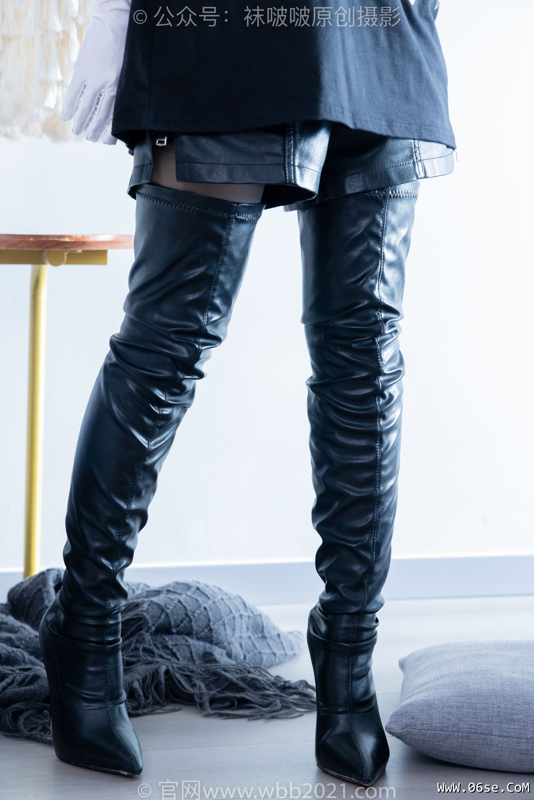 图片[105]-BoBoSocks袜啵啵 No.343 甜甜圈 -高跟长靴、黑丝打底、肉丝[150P]-六色网