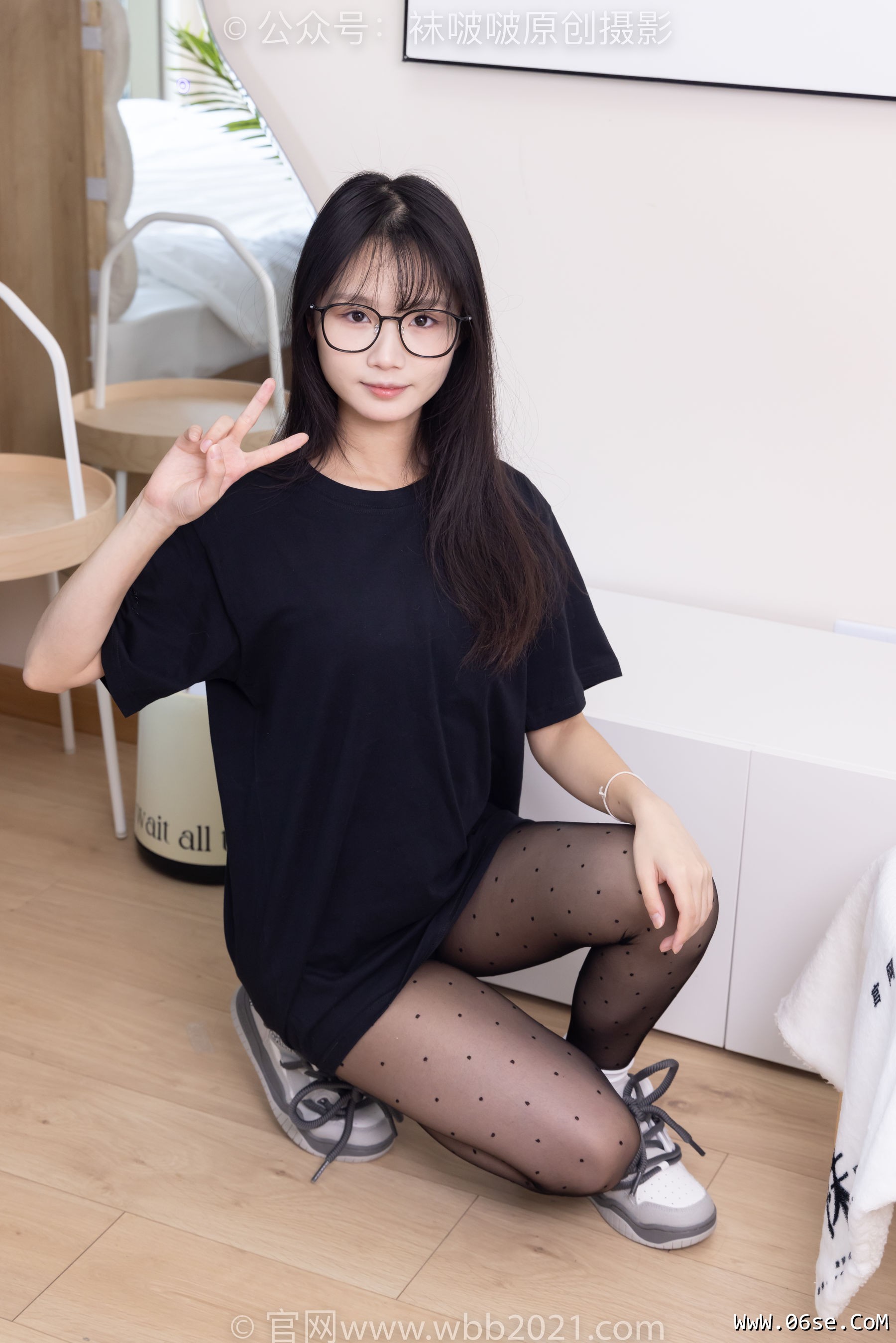 图片[66]-BoBoSocks袜啵啵 No.418 甜甜圈 – 板鞋、白棉袜、波点黑丝[145P]-六色网