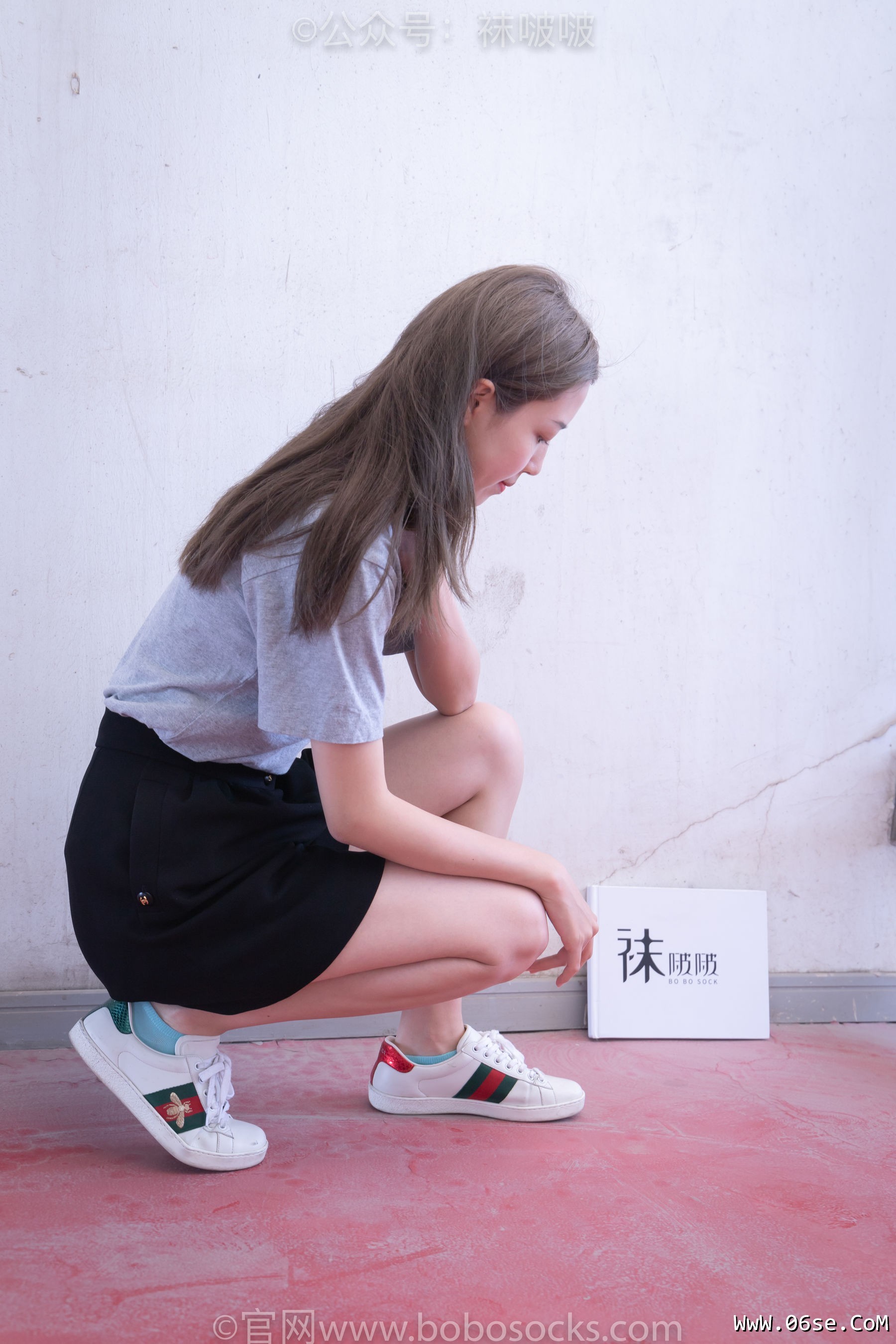 图片[12]-BoBoSocks袜啵啵 积分限定作品006 泡芙-板鞋、天蓝色短棉袜、裸足[138P]-六色网