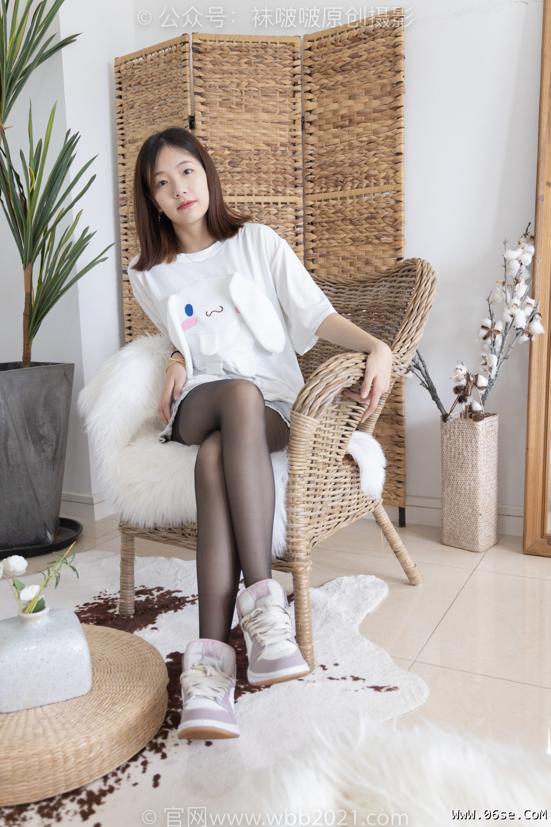图片[64]-BoBoSocks袜啵啵 No.233 小甜豆-板鞋、黑丝[142P]-六色网