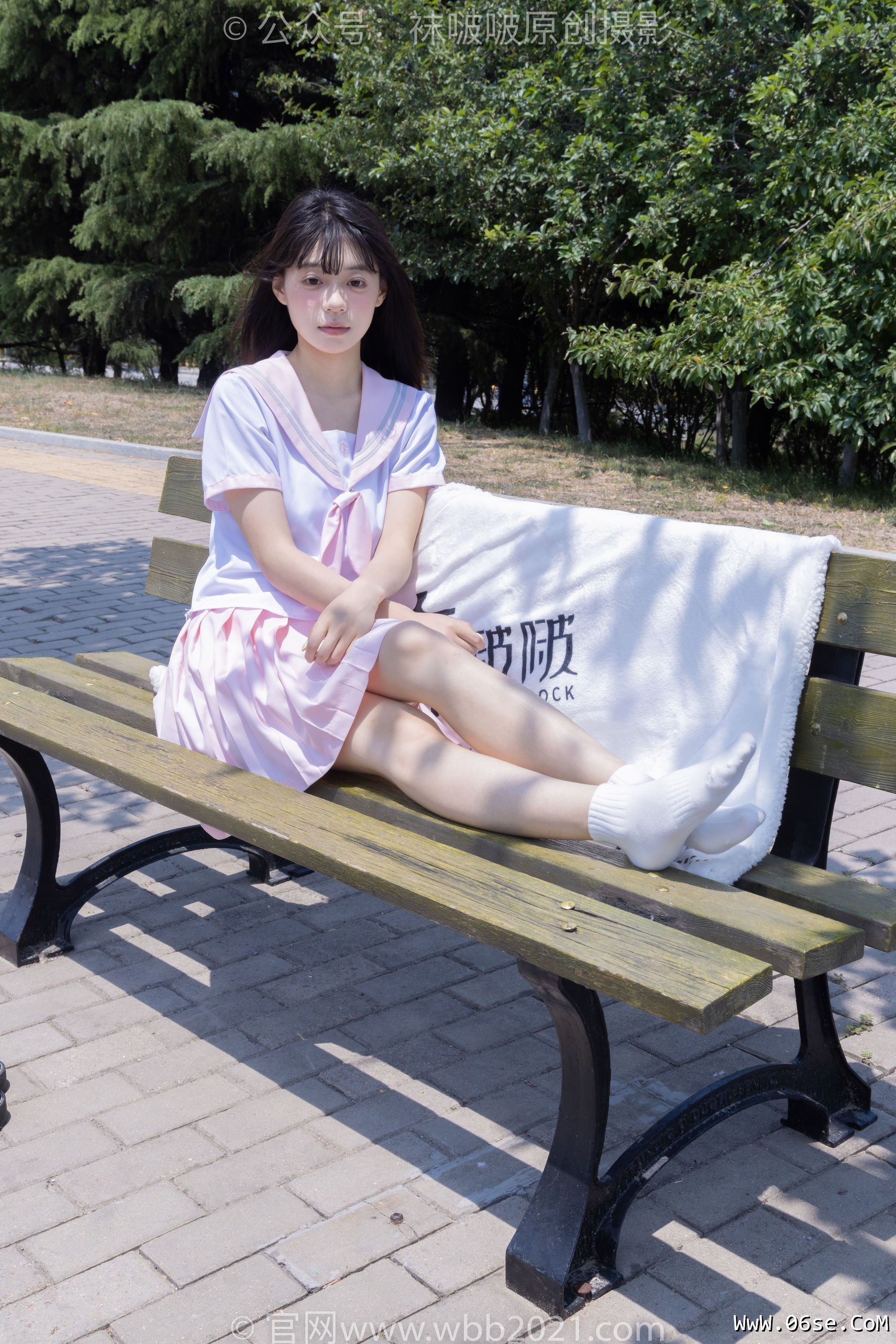 图片[107]-BoBoSocks袜啵啵 No.399 糯米 -皮鞋、白棉袜、jk制服[145P]-六色网