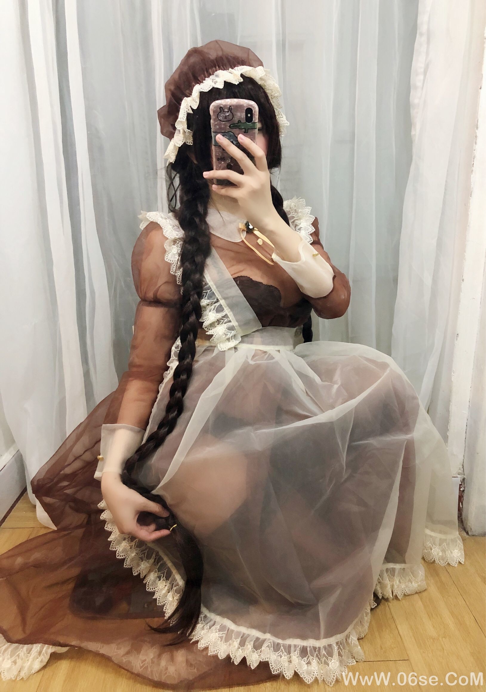 图片[11]-二次元巨乳美女鹿野希 透明女仆[97P]-六色网