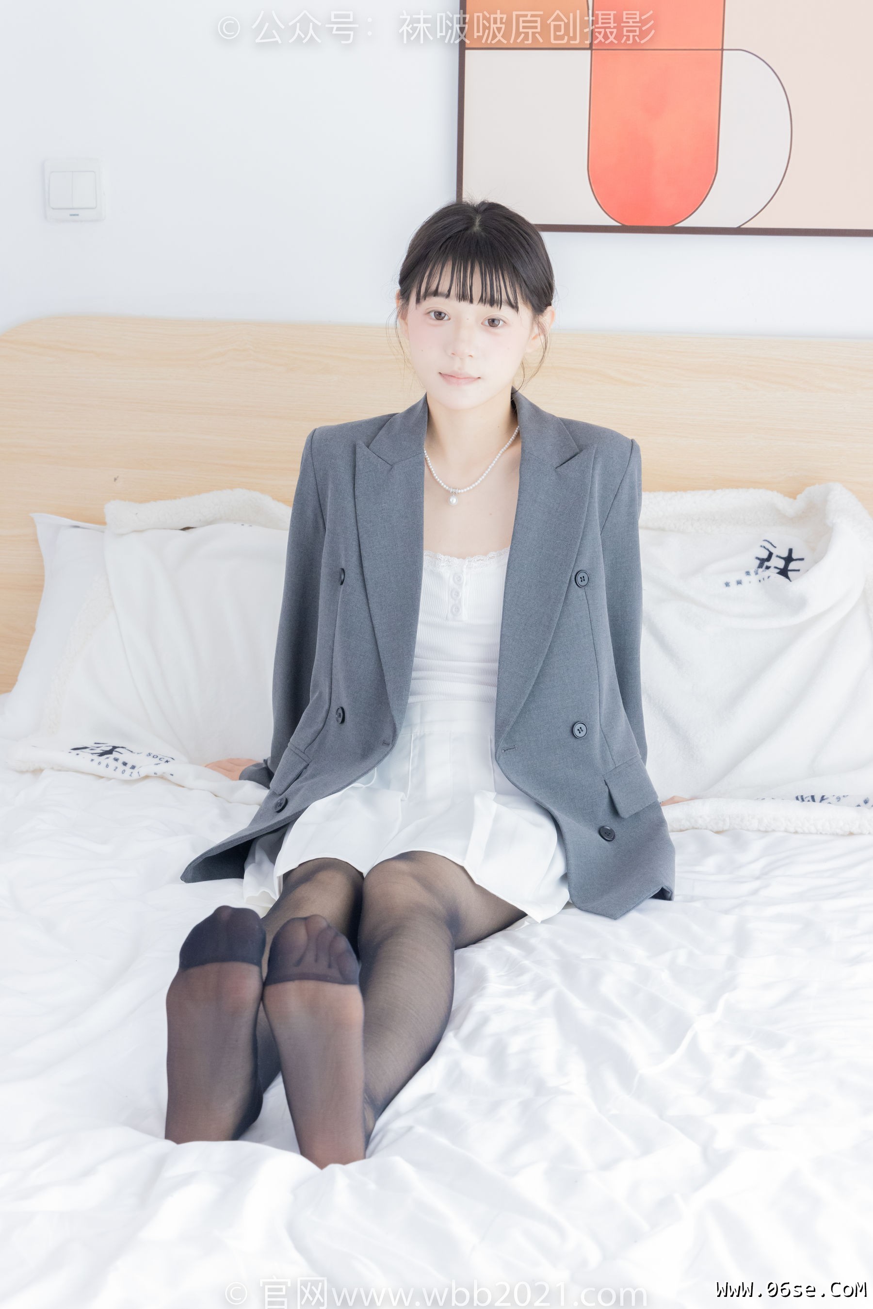 图片[144]-BoBoSocks袜啵啵 No.404 糯米 -板鞋、黑丝、ol风[145P]-六色网