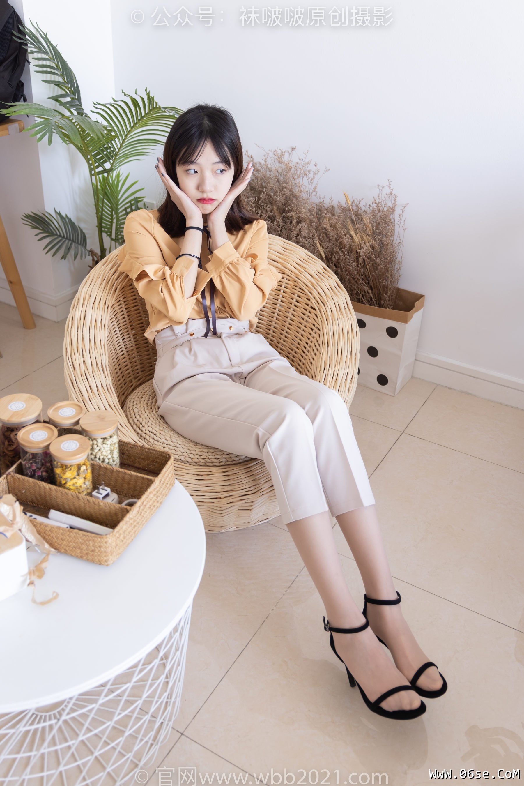 图片[67]-BoBoSocks袜啵啵 No.240 小甜豆-三双高跟鞋、肉丝、裸足[156P]-六色网