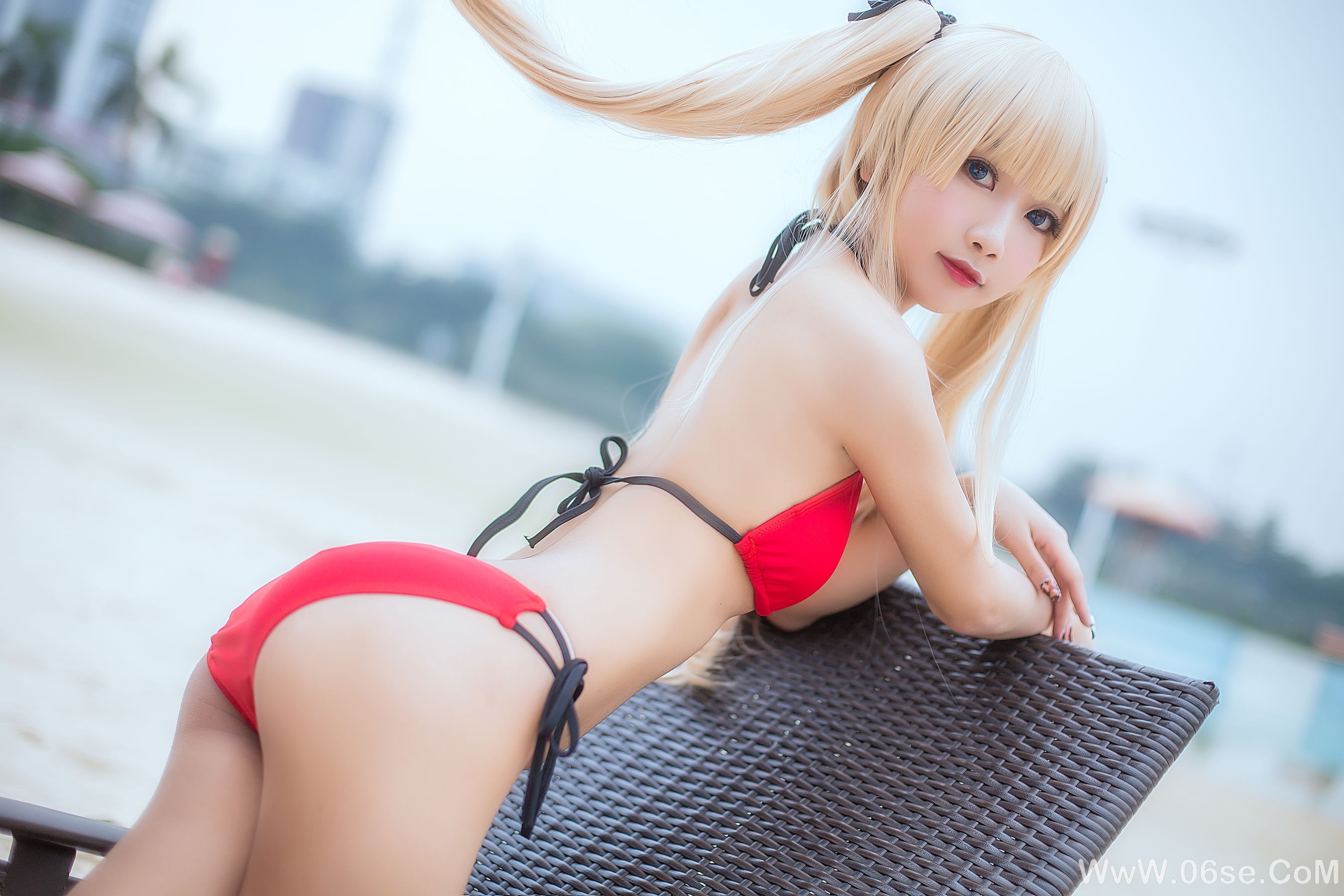 图片[8]-白嫩美少女 鬼畜瑶 – 水着[15P]-六色网