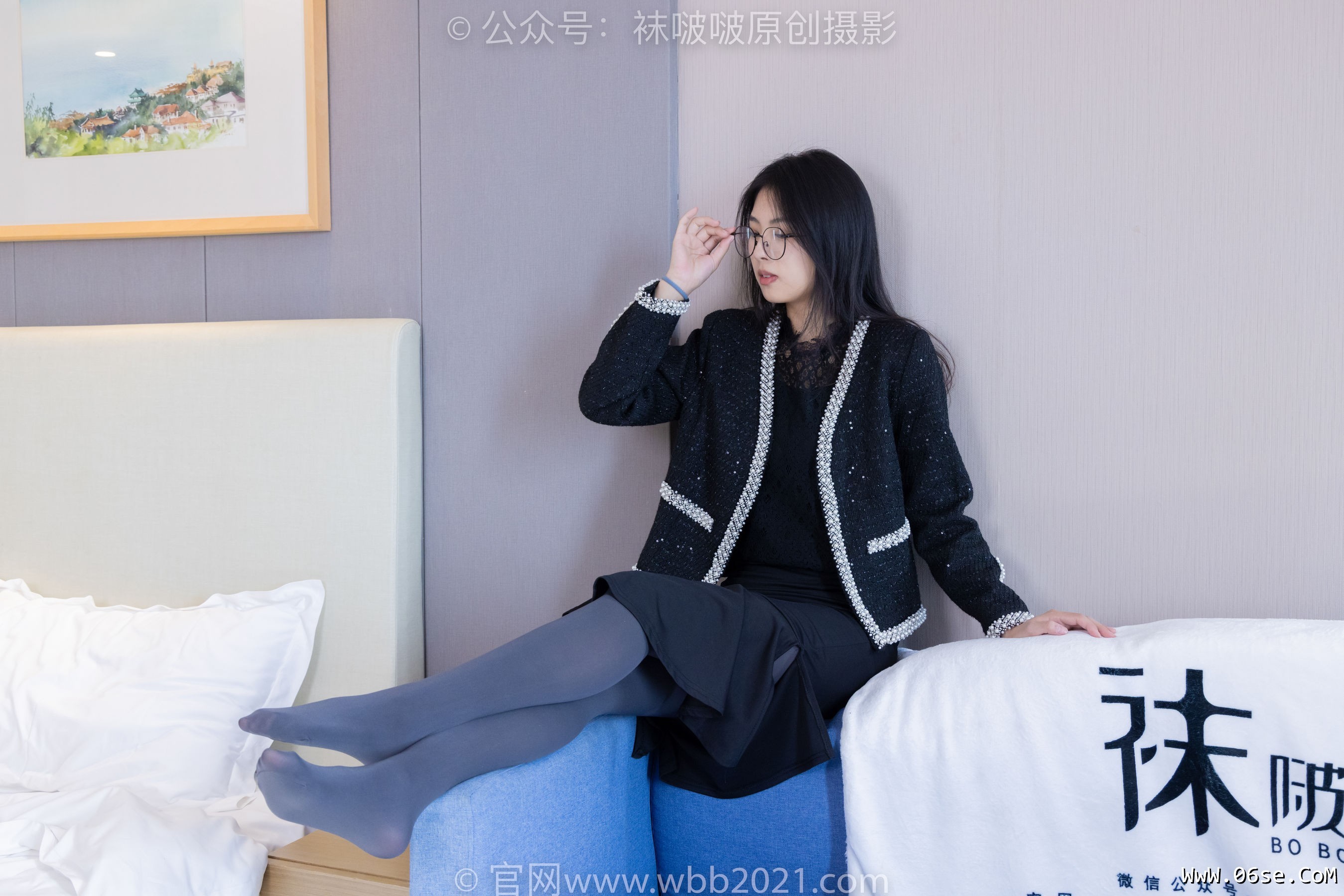 图片[144]-BoBoSocks袜啵啵 No.378 奶油 -短靴、运动鞋、厚黑丝、厚灰丝[190P]-六色网