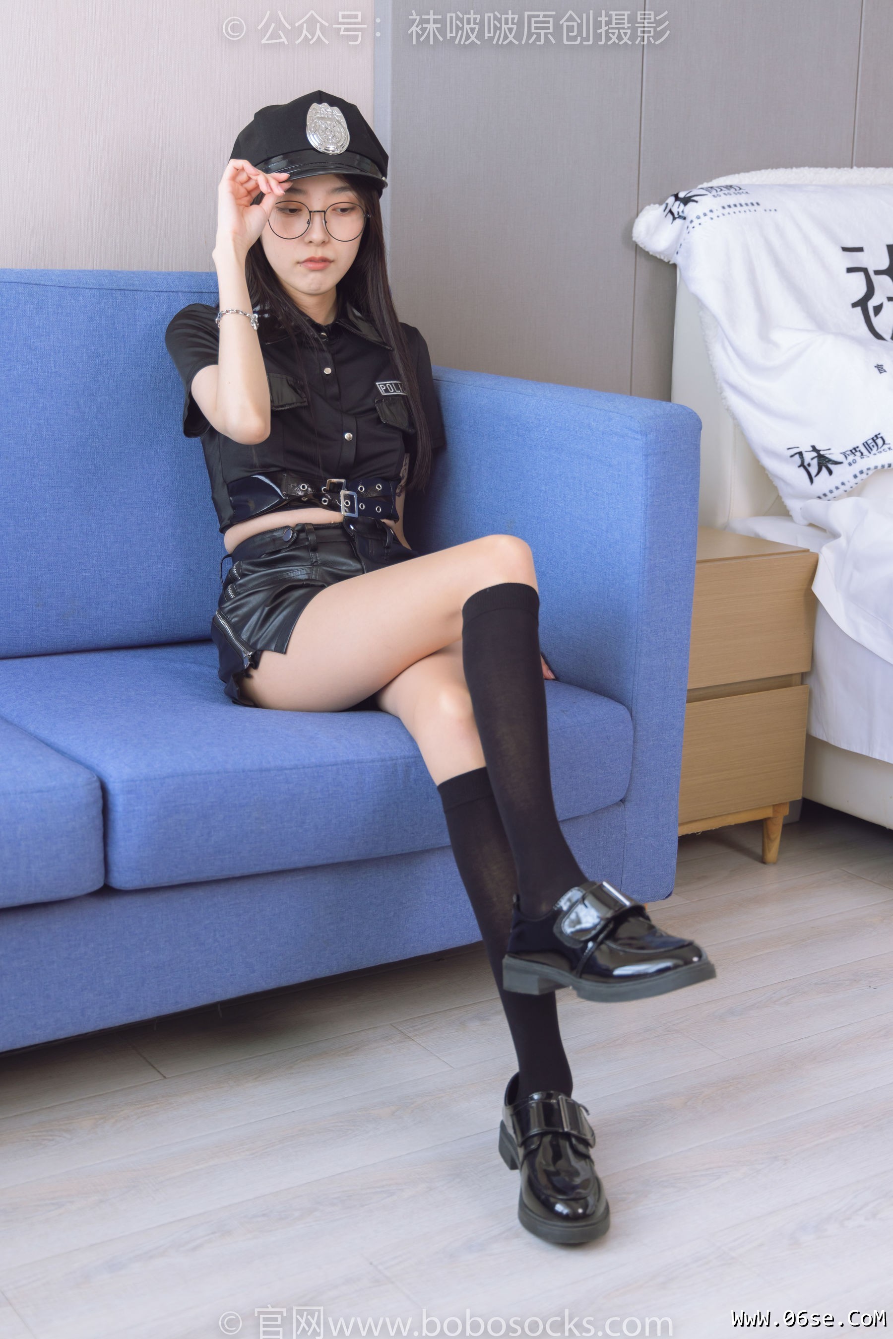 图片[52]-BoBoSocks袜啵啵 No.198 稚予-皮鞋、黑色小腿袜、高跟鞋、肉丝[138P]-六色网