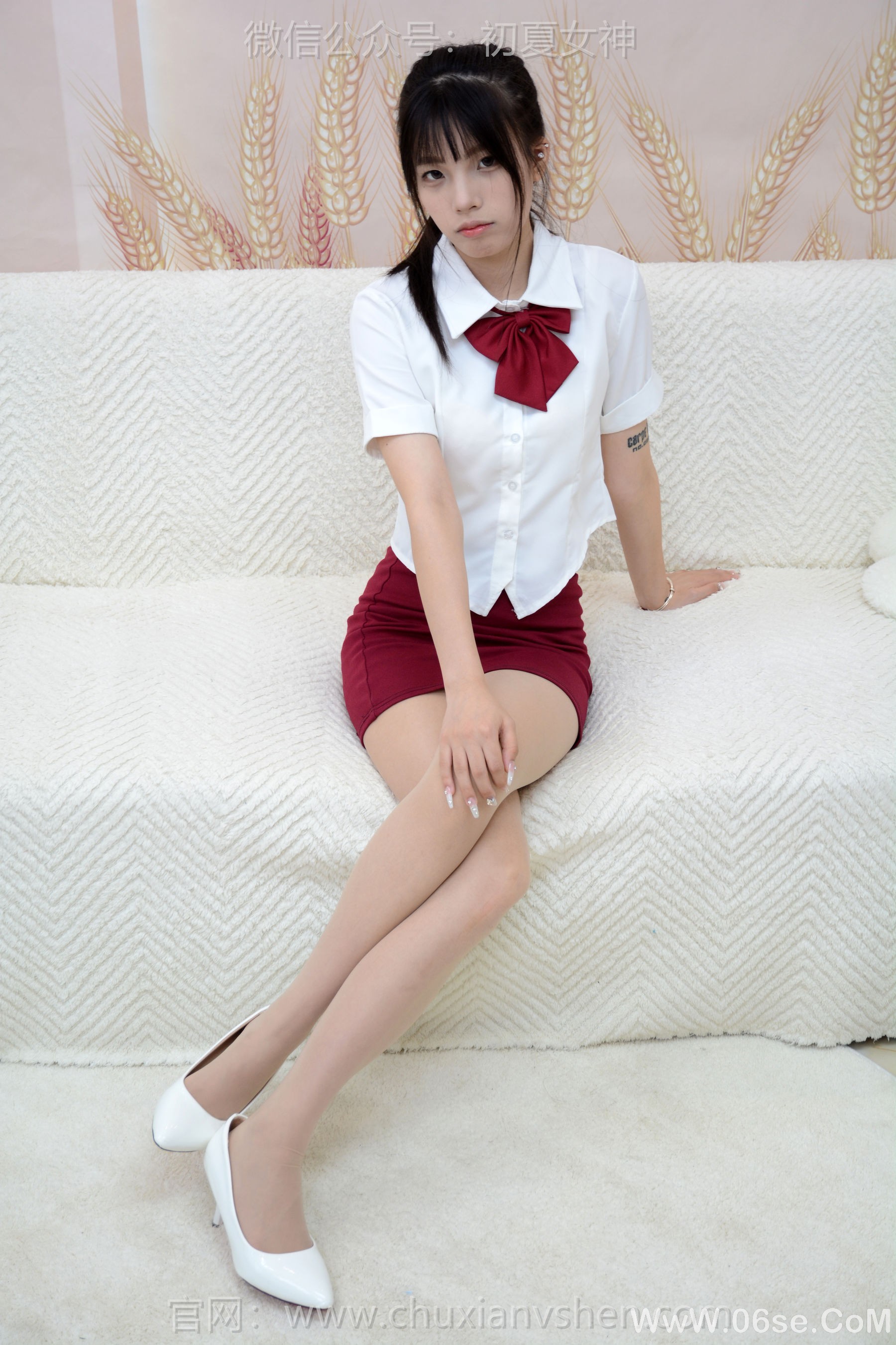 图片[58]-初夏女神 No.251 番茄 学院小御[100P]-六色网