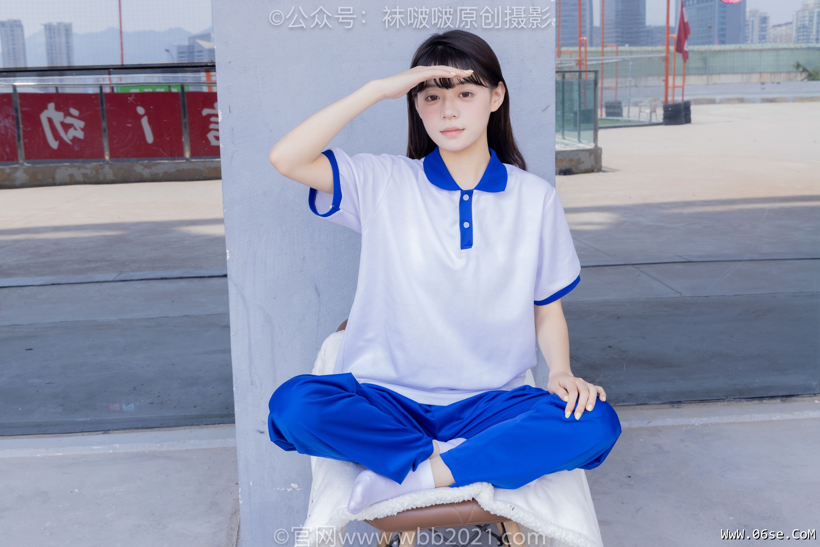 图片[121]-BoBoSocks袜啵啵 No.393 糯米 -板鞋、白棉袜、裸足、校服[150P]-六色网