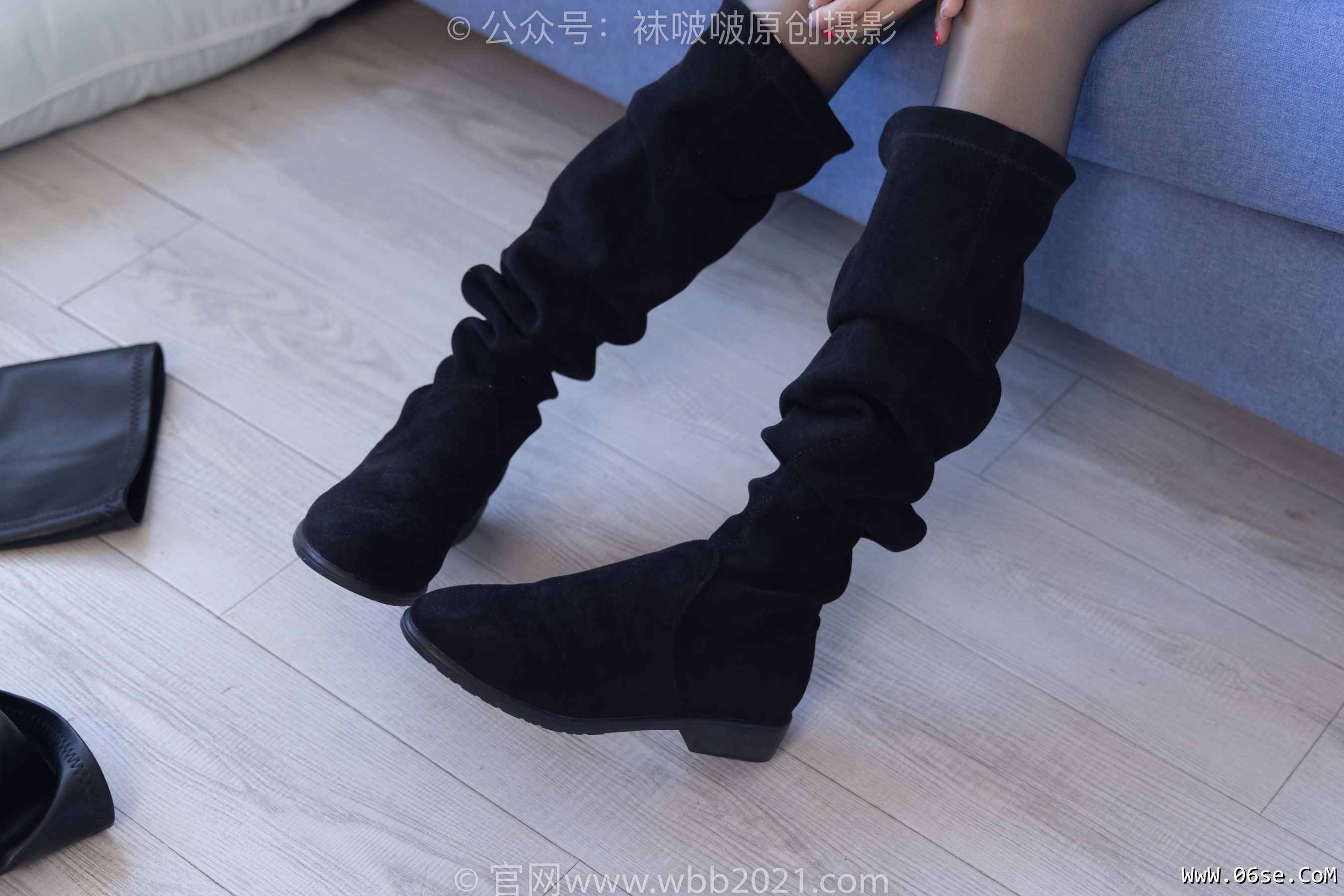 图片[143]-BoBoSocks袜啵啵 No.259 稚予 -两双长靴、油亮黑丝[149P]-六色网