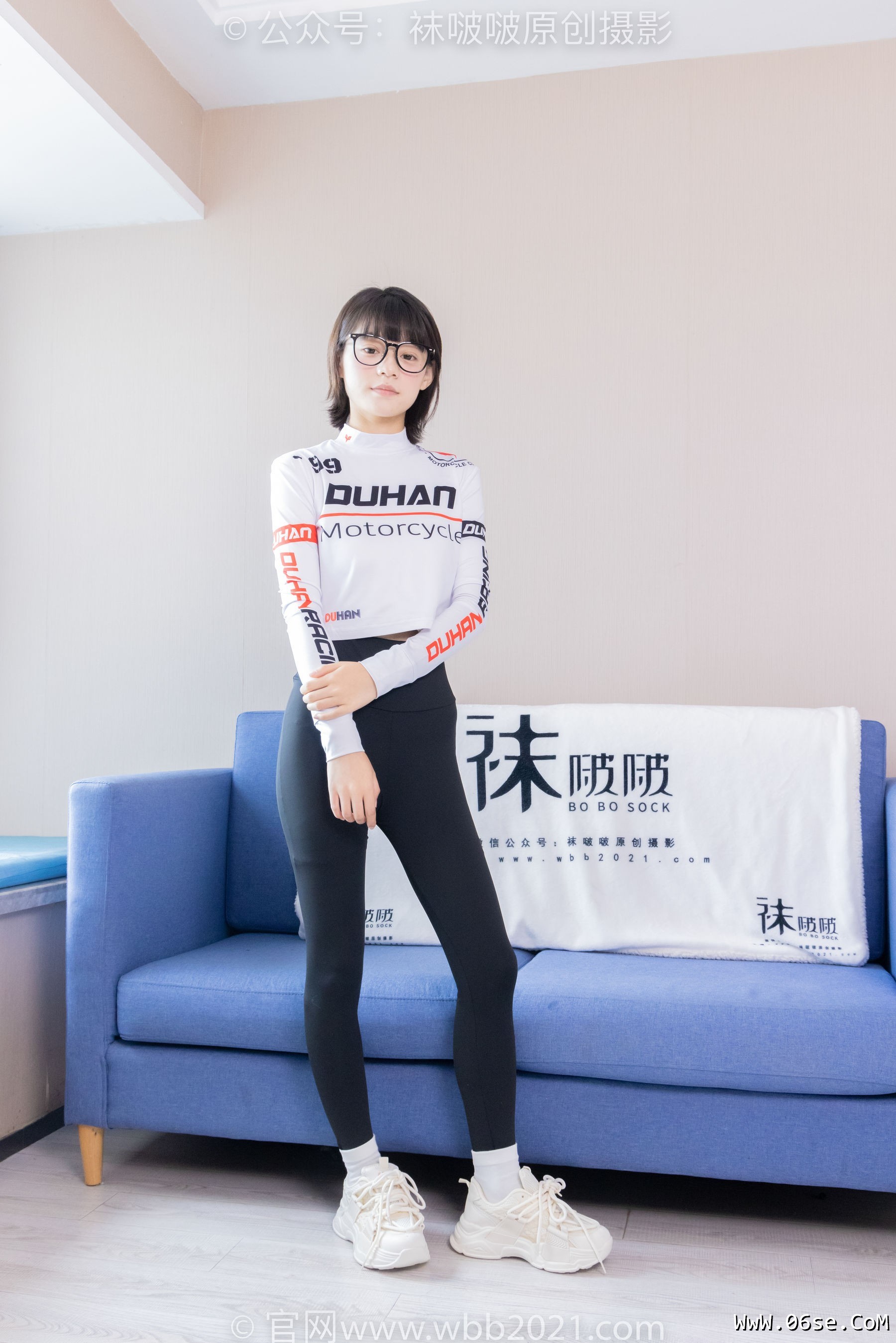 图片[91]-BoBoSocks袜啵啵 No.410 糯米 -运动鞋、白棉袜、肉丝、瑜伽裤裤里丝[145P]-六色网