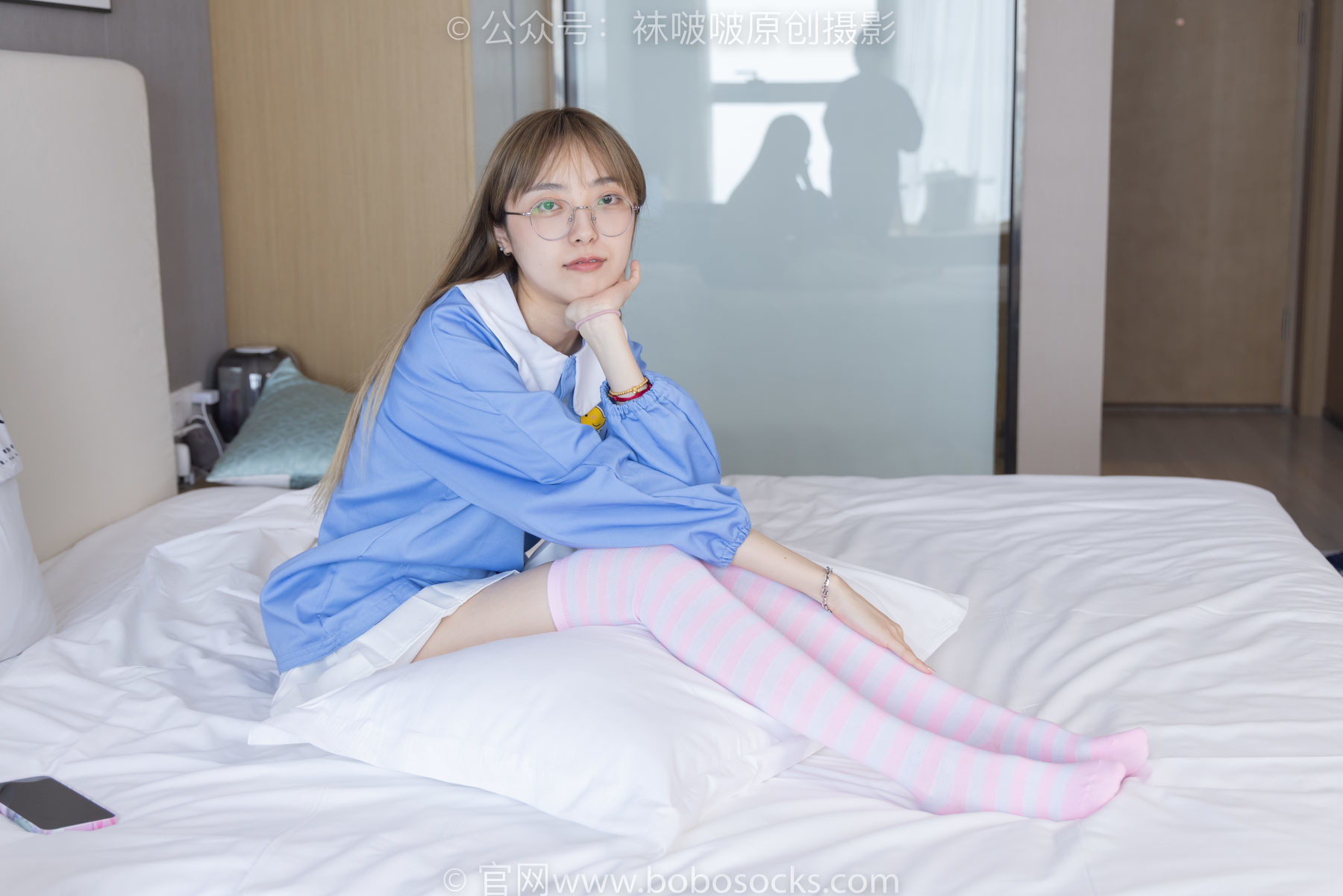 图片[139]-BoBoSocks袜啵啵 No.229 稚予-板鞋、皮鞋、两双大腿袜[155P]-六色网