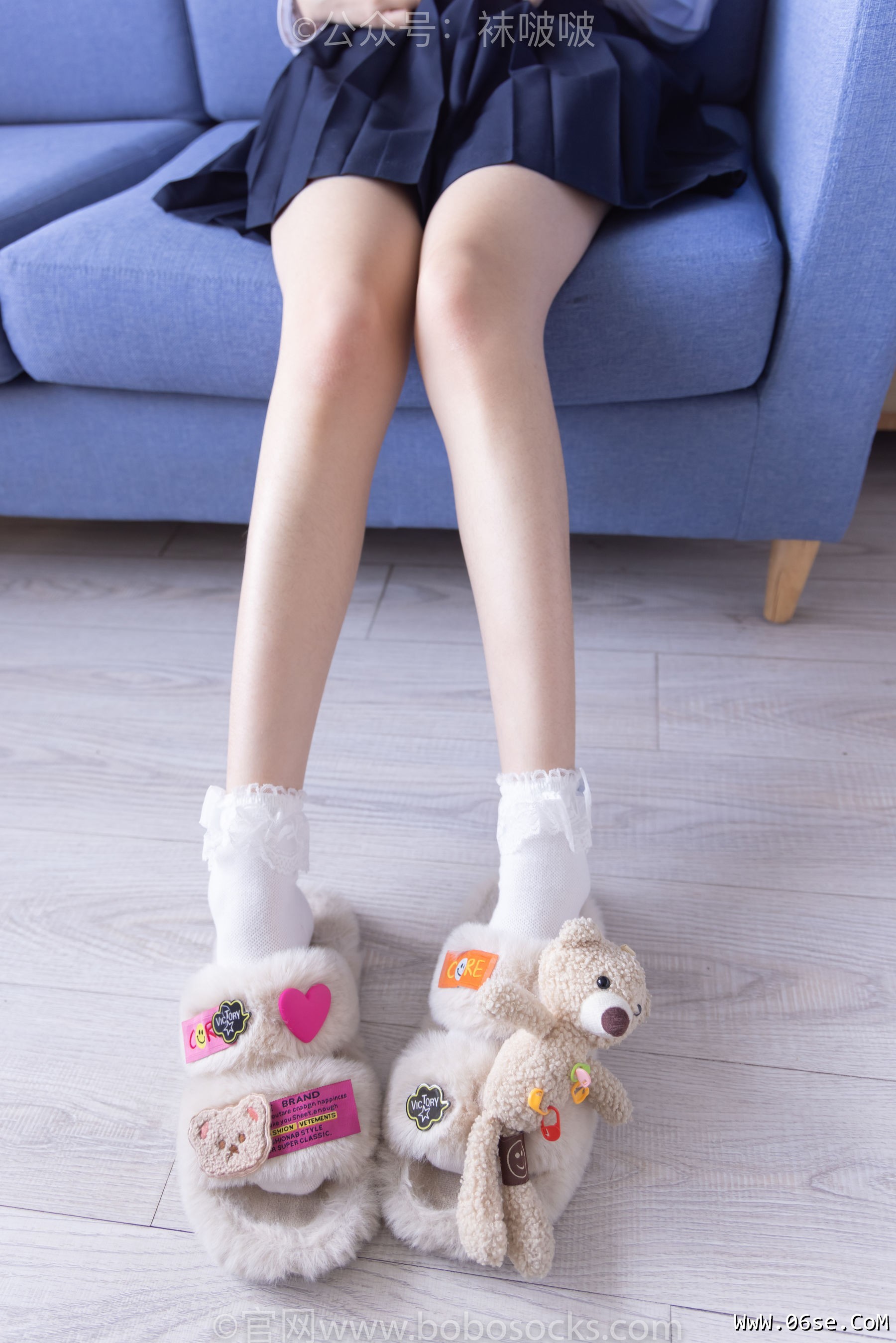 图片[52]-BoBoSocks袜啵啵 No.070 稚予-皮鞋、拖鞋、过膝袜、白棉袜[148P]-六色网