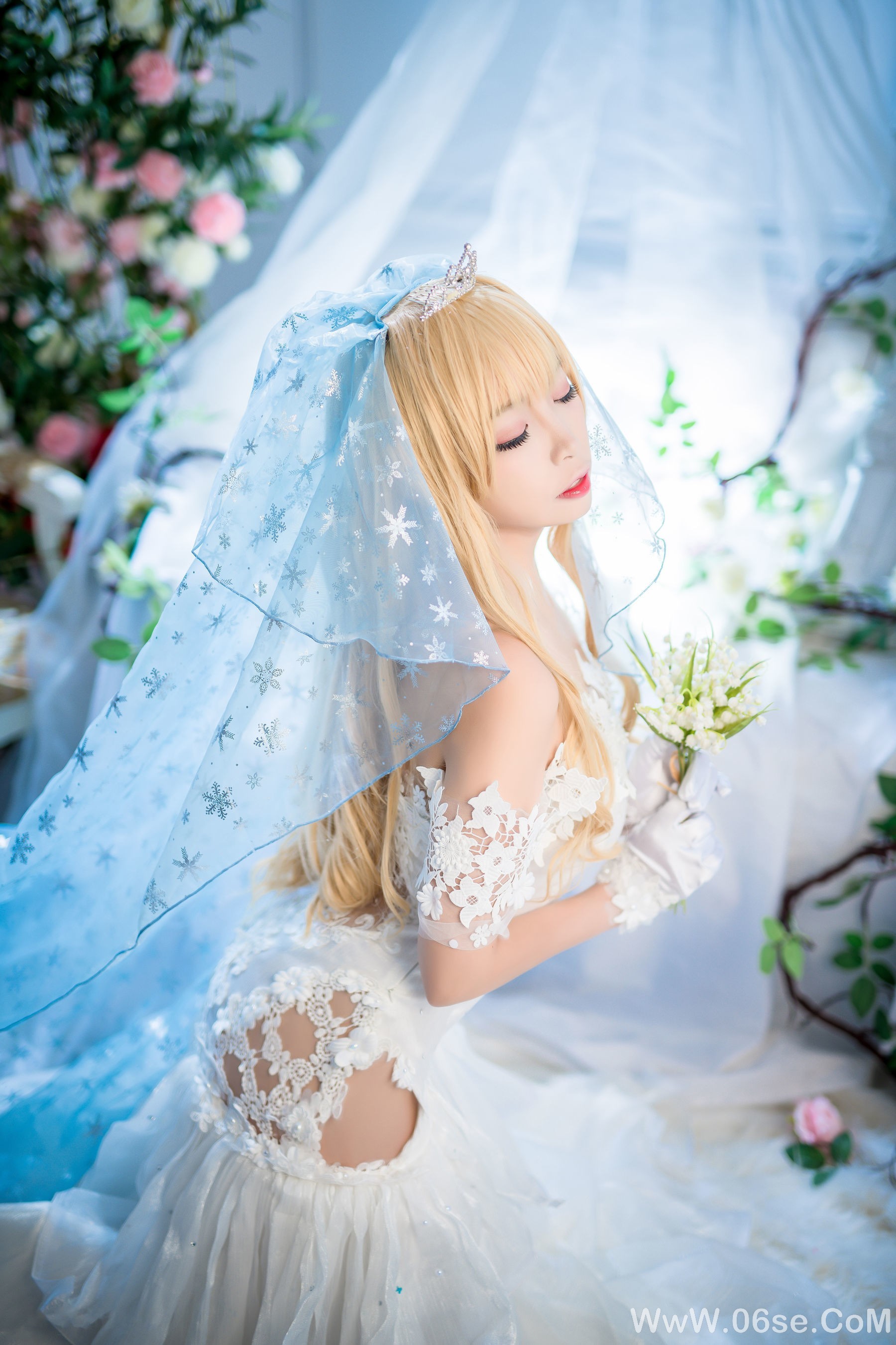 图片[11]-人气Coser二佐Nisa 花嫁[30P]-六色网