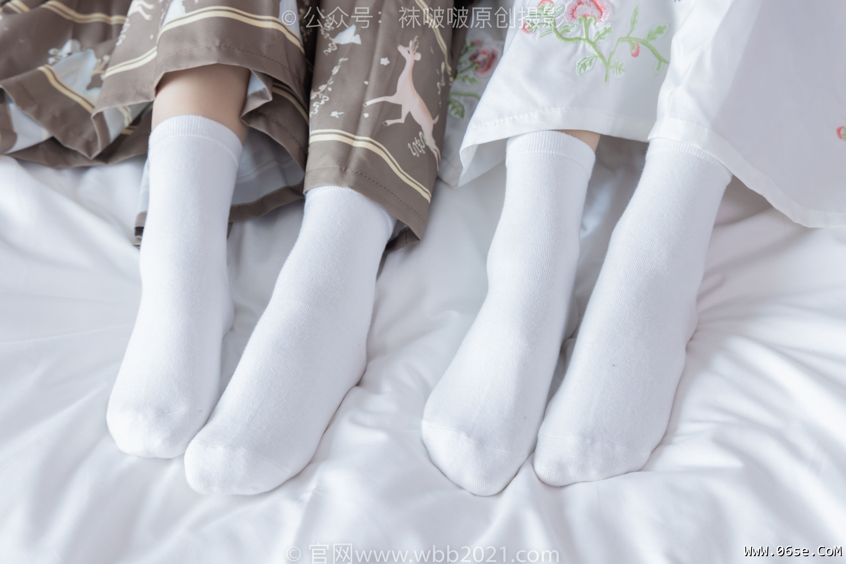 图片[113]-BoBoSocks袜啵啵 No.400 奶油&甜甜圈 -两双高跟鞋、白棉袜、肉丝[158P]-六色网
