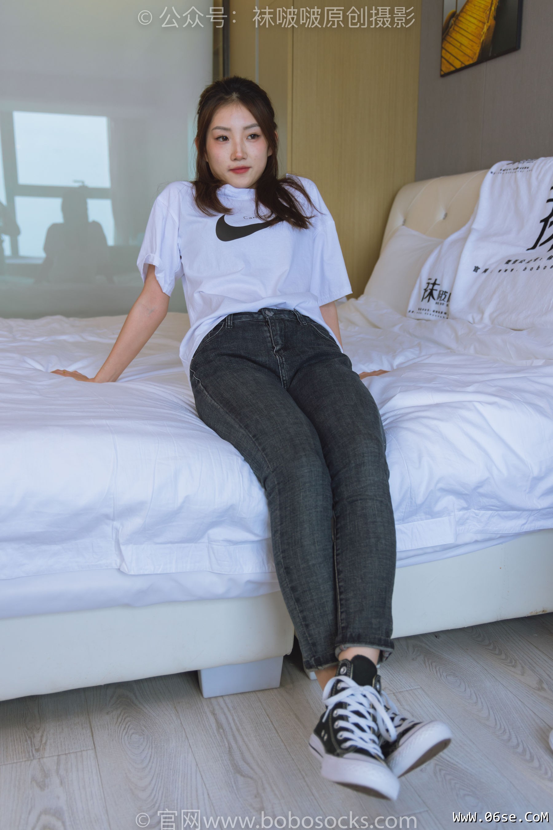图片[96]-BoBoSocks袜啵啵 No.220 小沫-两双板鞋、短肉丝、裸足[140P]-六色网