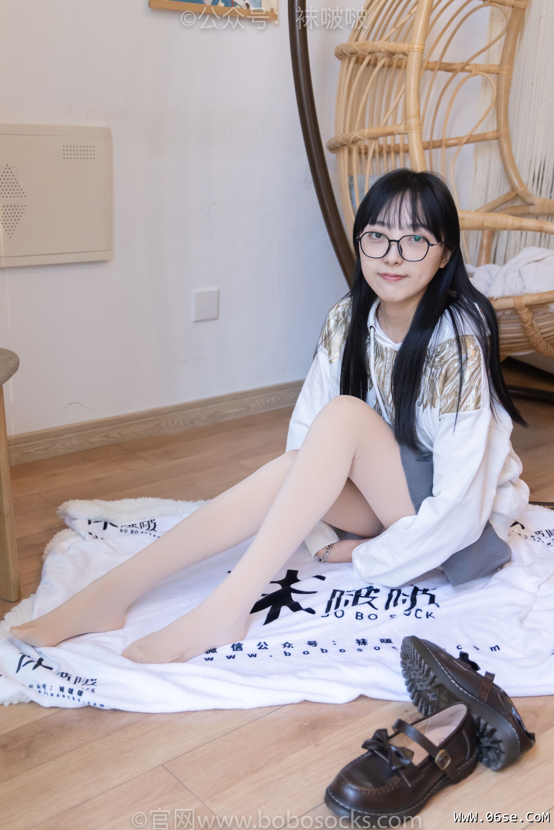 图片[95]-BoBoSocks袜啵啵 No.047 稚予-皮鞋、厚肉丝[131P]-六色网
