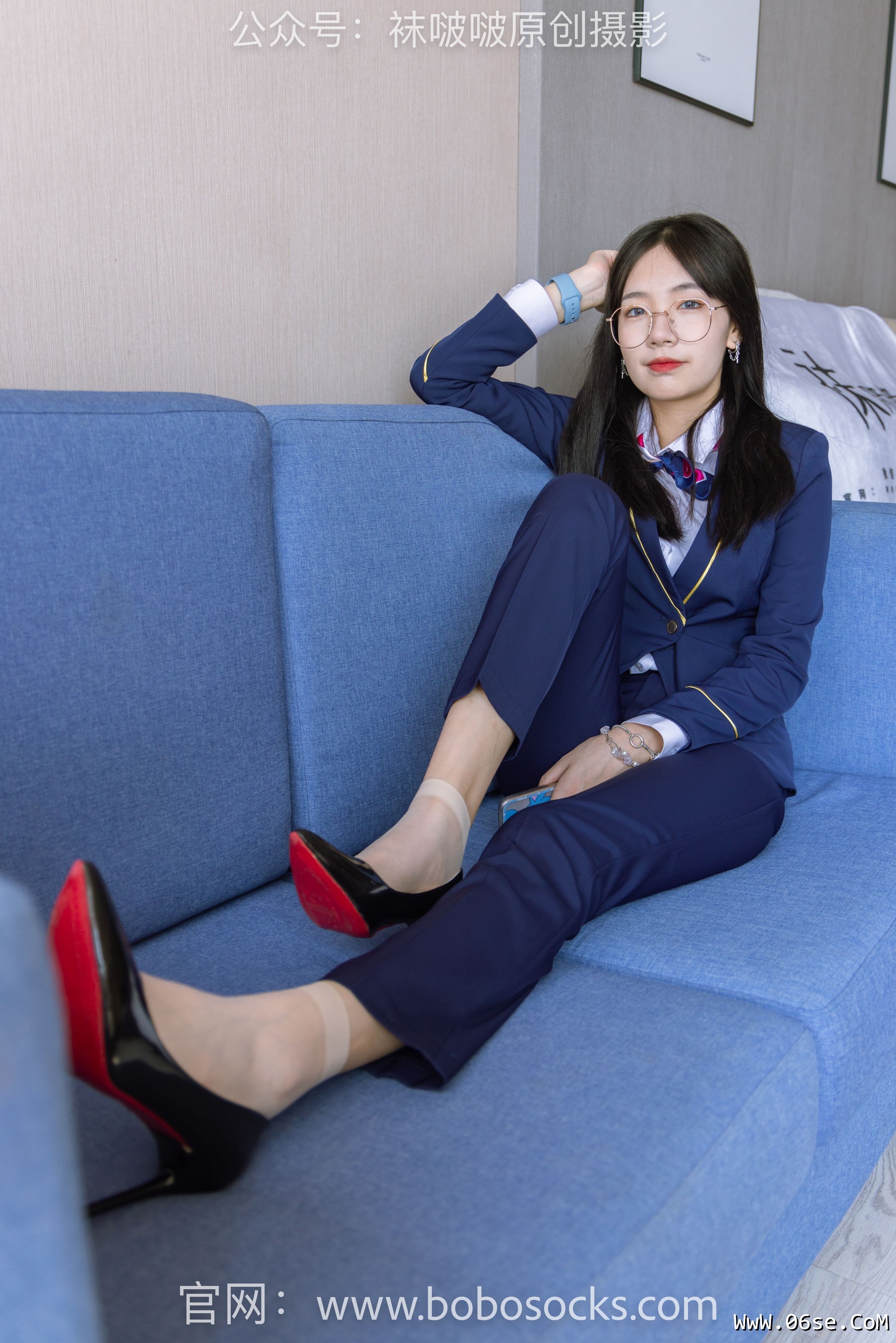 图片[74]-BoBoSocks袜啵啵 No.139 小甜豆-高跟鞋、短肉丝、空姐制服[140P]-六色网