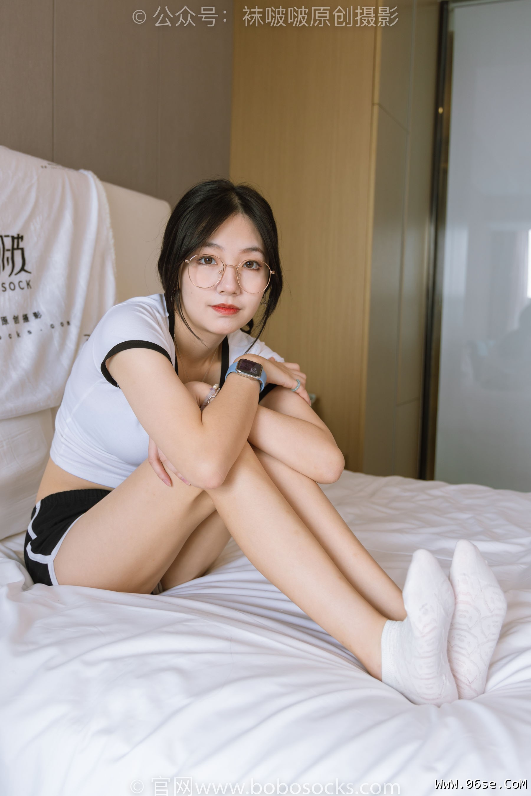 图片[52]-BoBoSocks袜啵啵 No.189 小甜豆-贝壳头板鞋、白棉袜、裸足[169P]-六色网