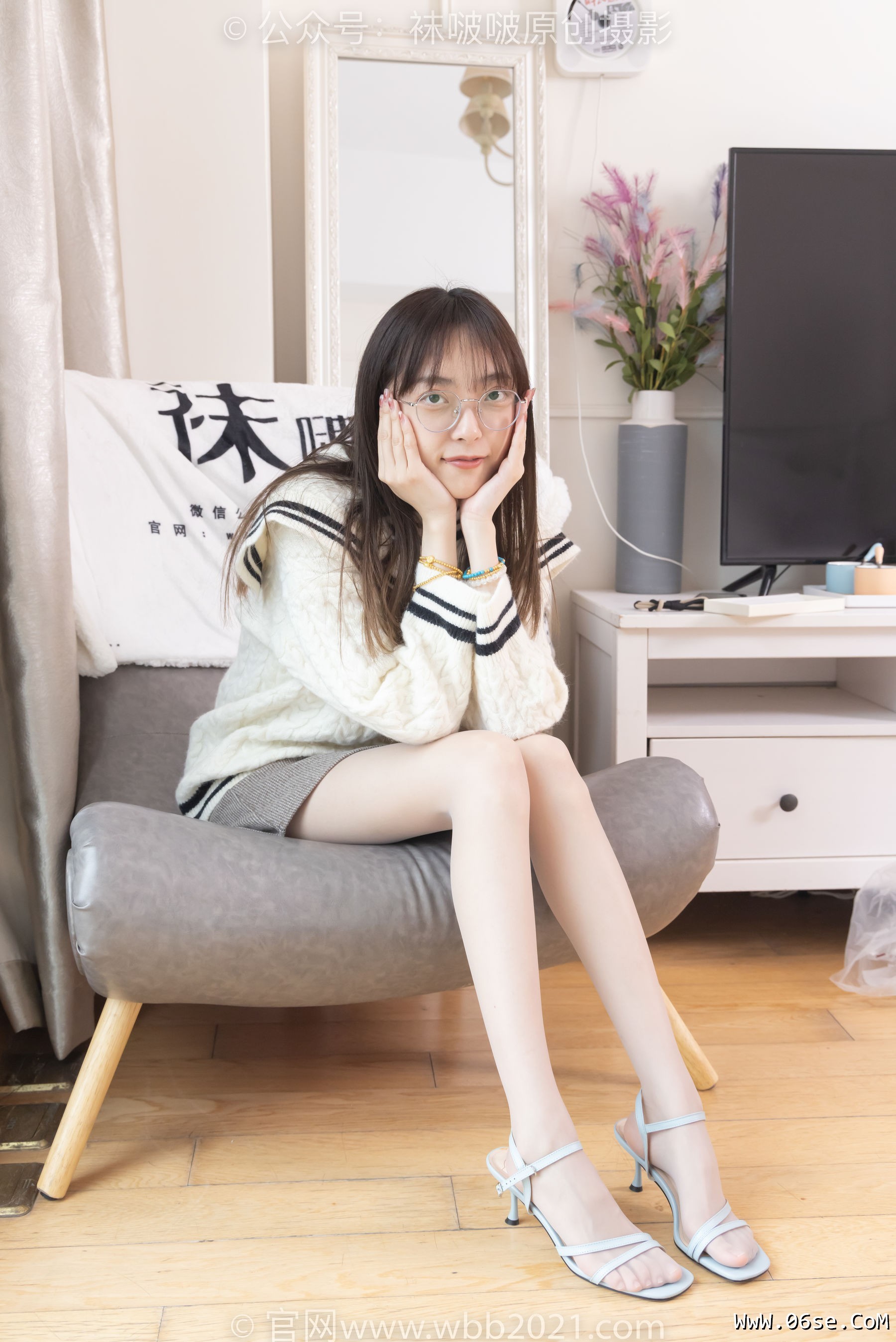 图片[49]-BoBoSocks袜啵啵 No.361 稚予 -高跟凉鞋、平底鞋、超薄黑丝、灰丝[160P]-六色网