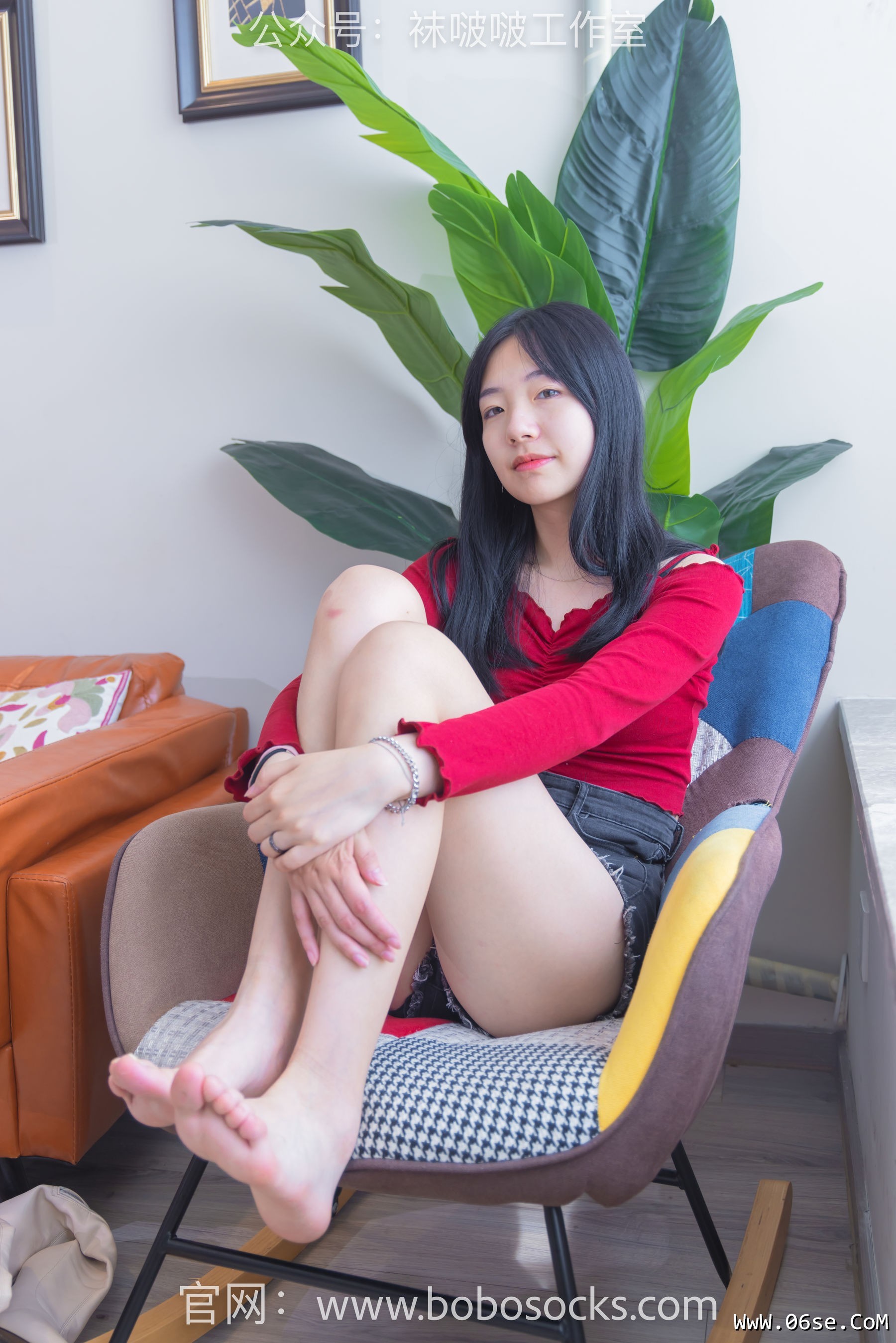 图片[51]-BoBoSocks袜啵啵 No.120 小甜豆-高跟长靴、白棉袜、裸足[170P]-六色网
