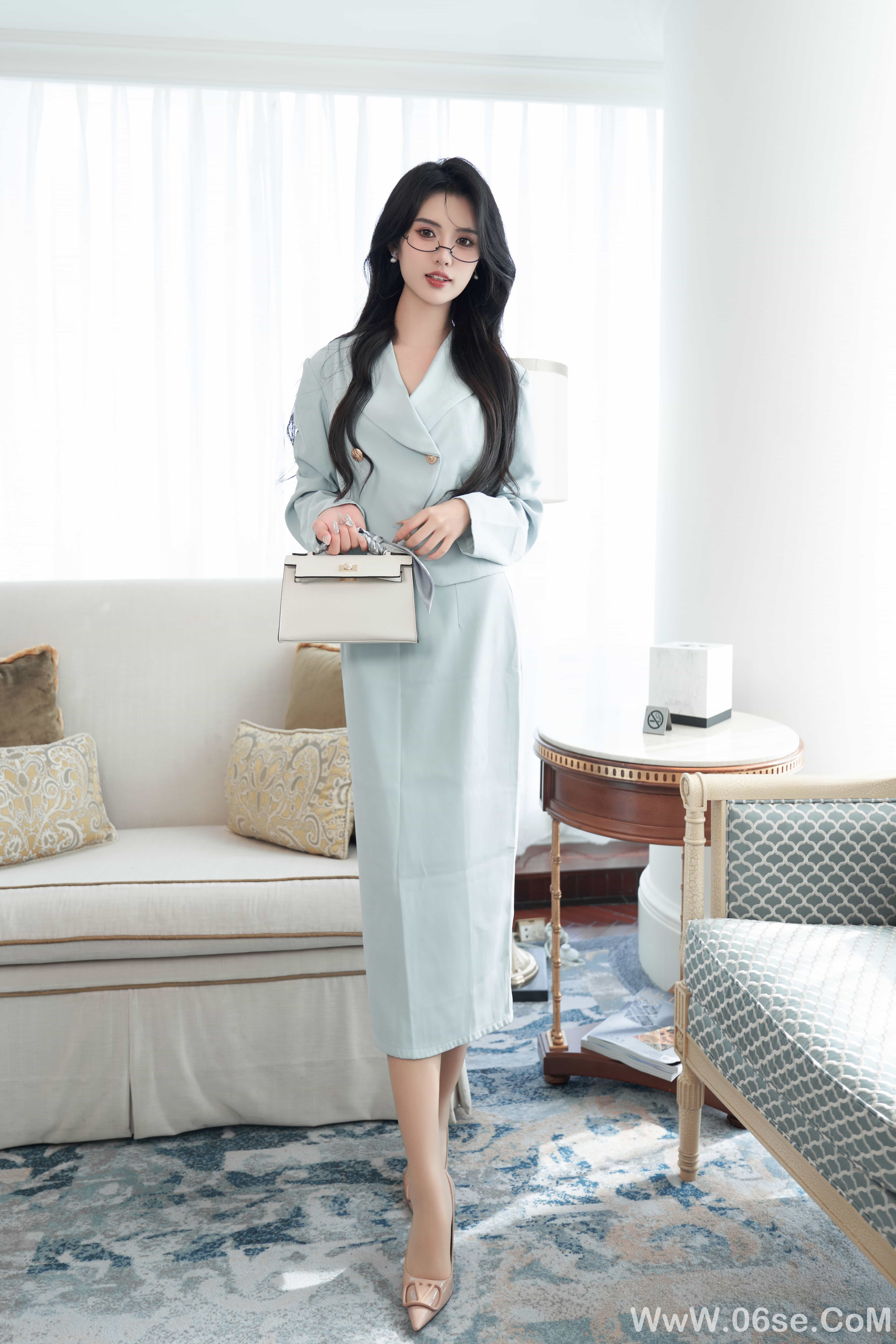 图片[61]-浅浅Danny-内购-紫色蕾丝+浴室[92P]-六色网