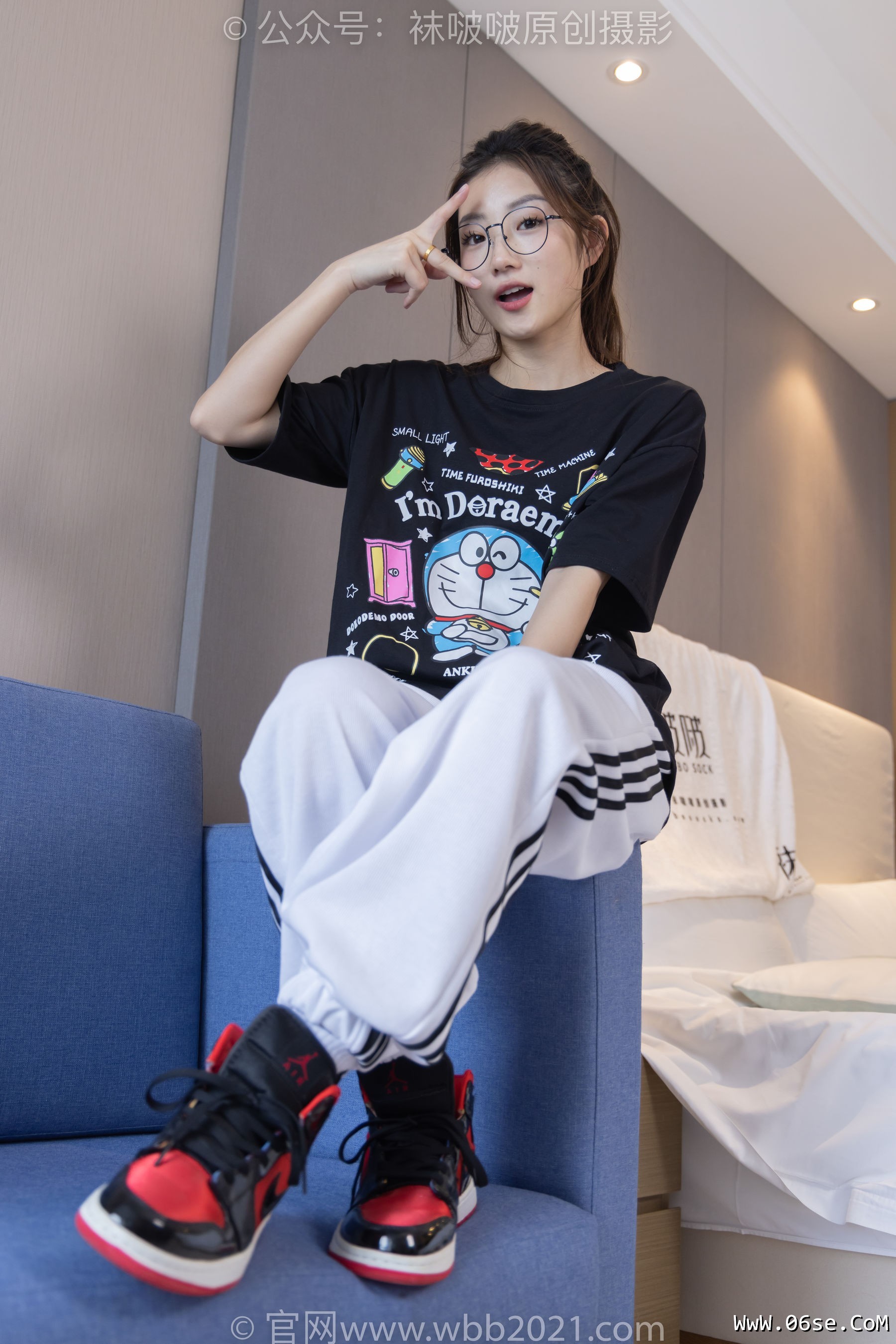 图片[81]-BoBoSocks袜啵啵 No.382 小沫 -板鞋、白棉袜[143P]-六色网