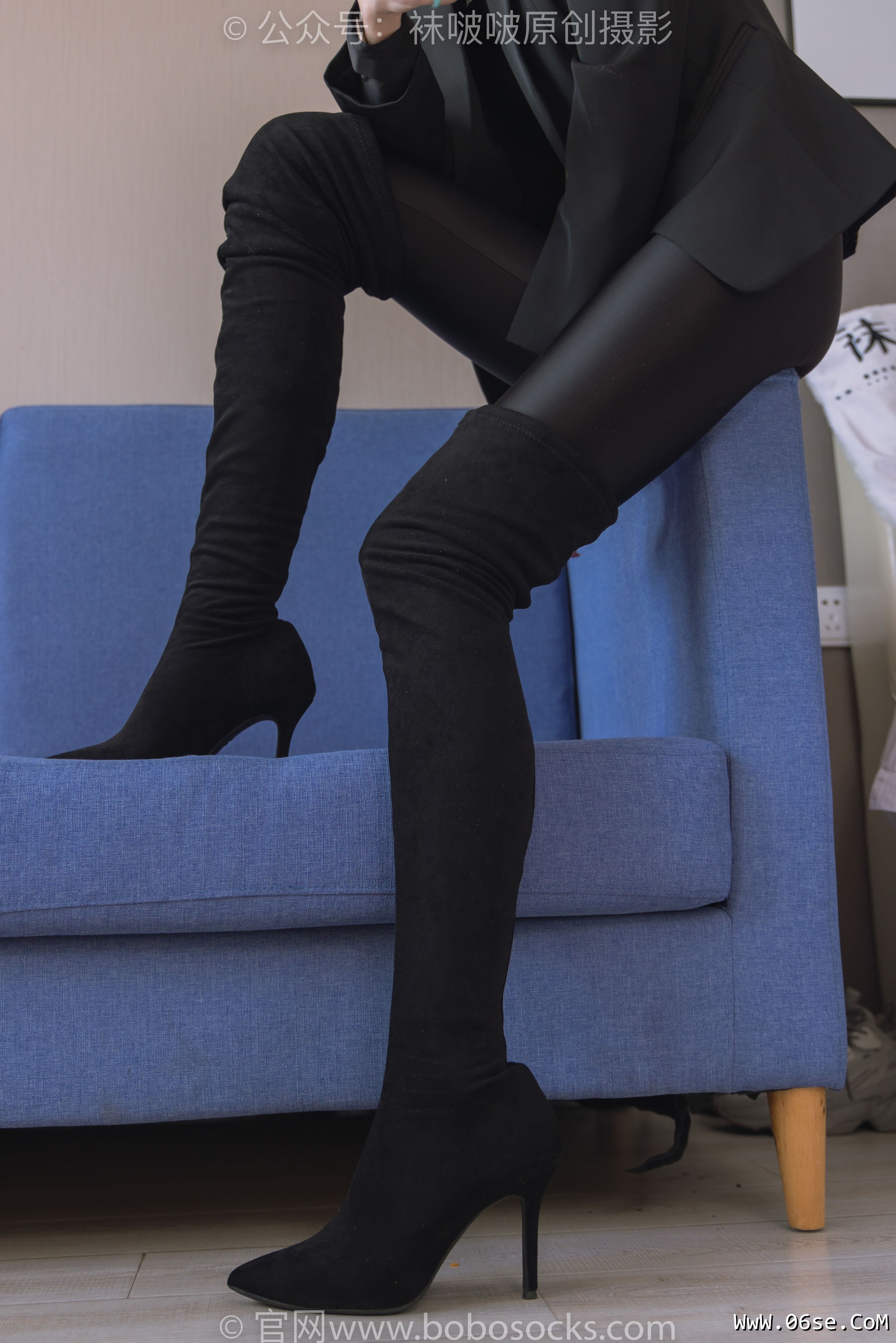 图片[72]-BoBoSocks袜啵啵 No.188 小甜豆-连体泳衣、高跟长靴、短肉丝、裸足[147P]-六色网