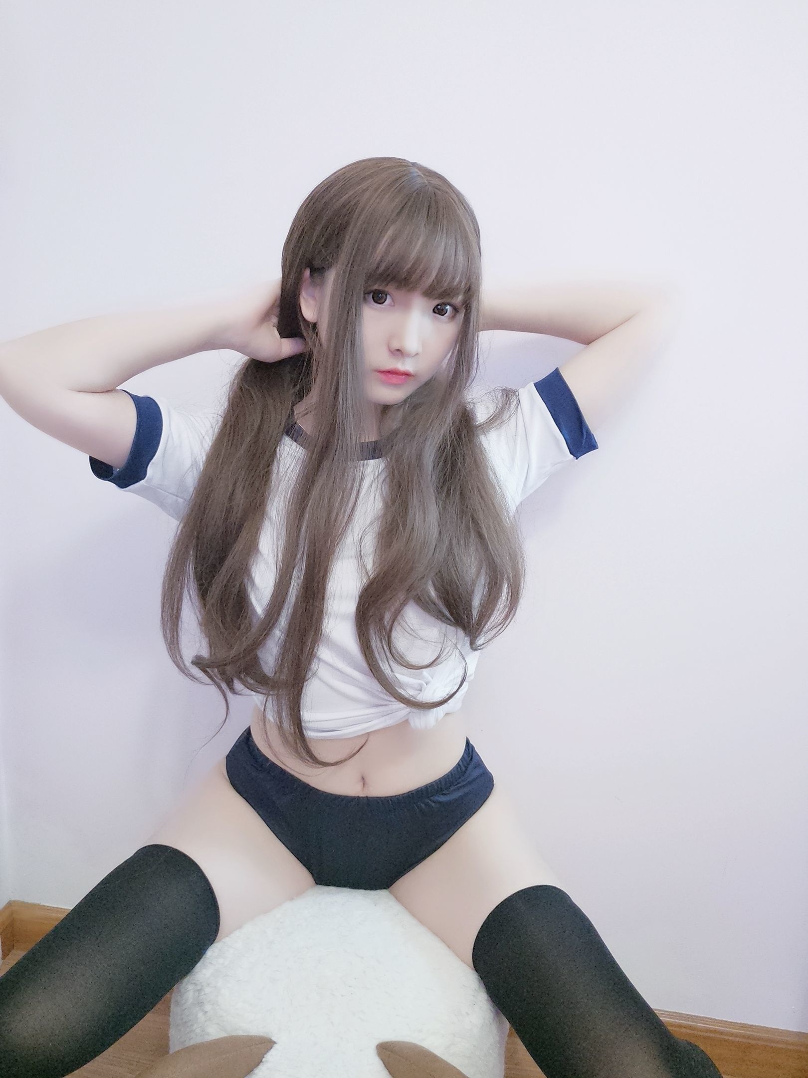 图片[14]-二次元美女古川kagura 体操服[14P]-六色网