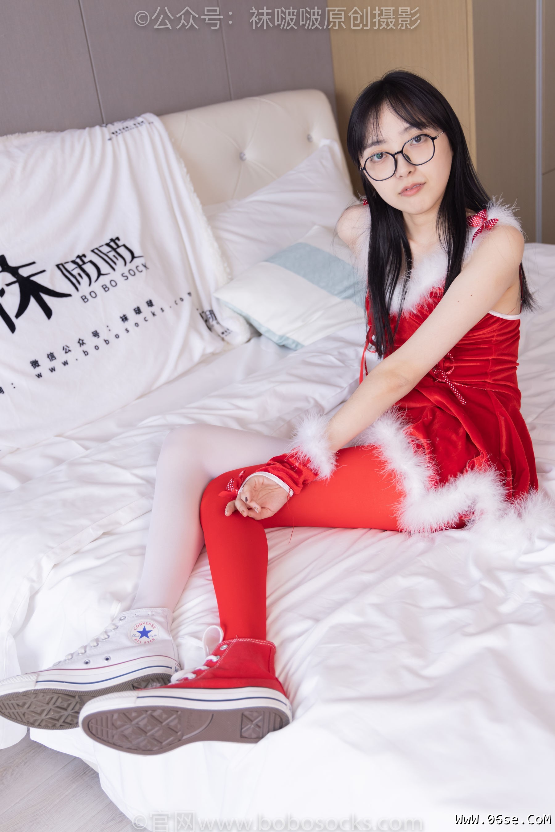 图片[80]-BoBoSocks袜啵啵 No.152 稚予-圣诞服、帆布鞋、厚白丝、厚红丝[135P]-六色网