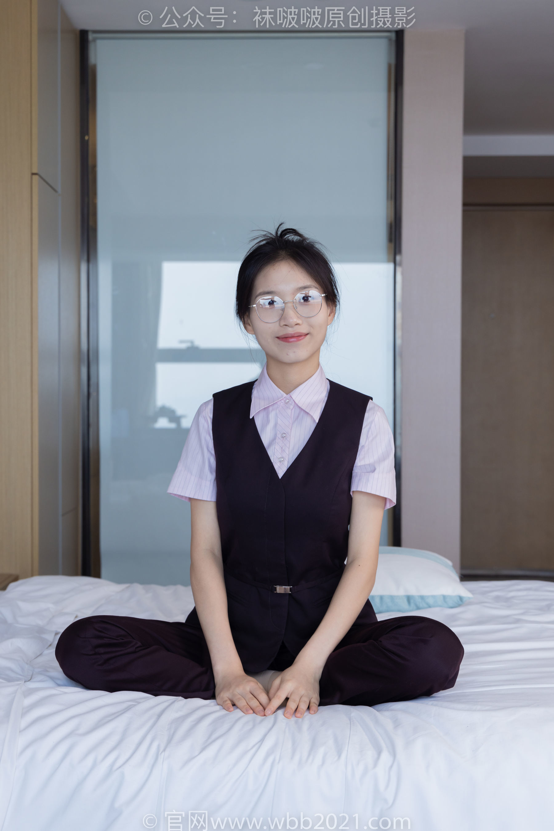 图片[117]-BoBoSocks袜啵啵 No.271 芝士 -平底鞋、短肉丝、银行制服[146P]-六色网