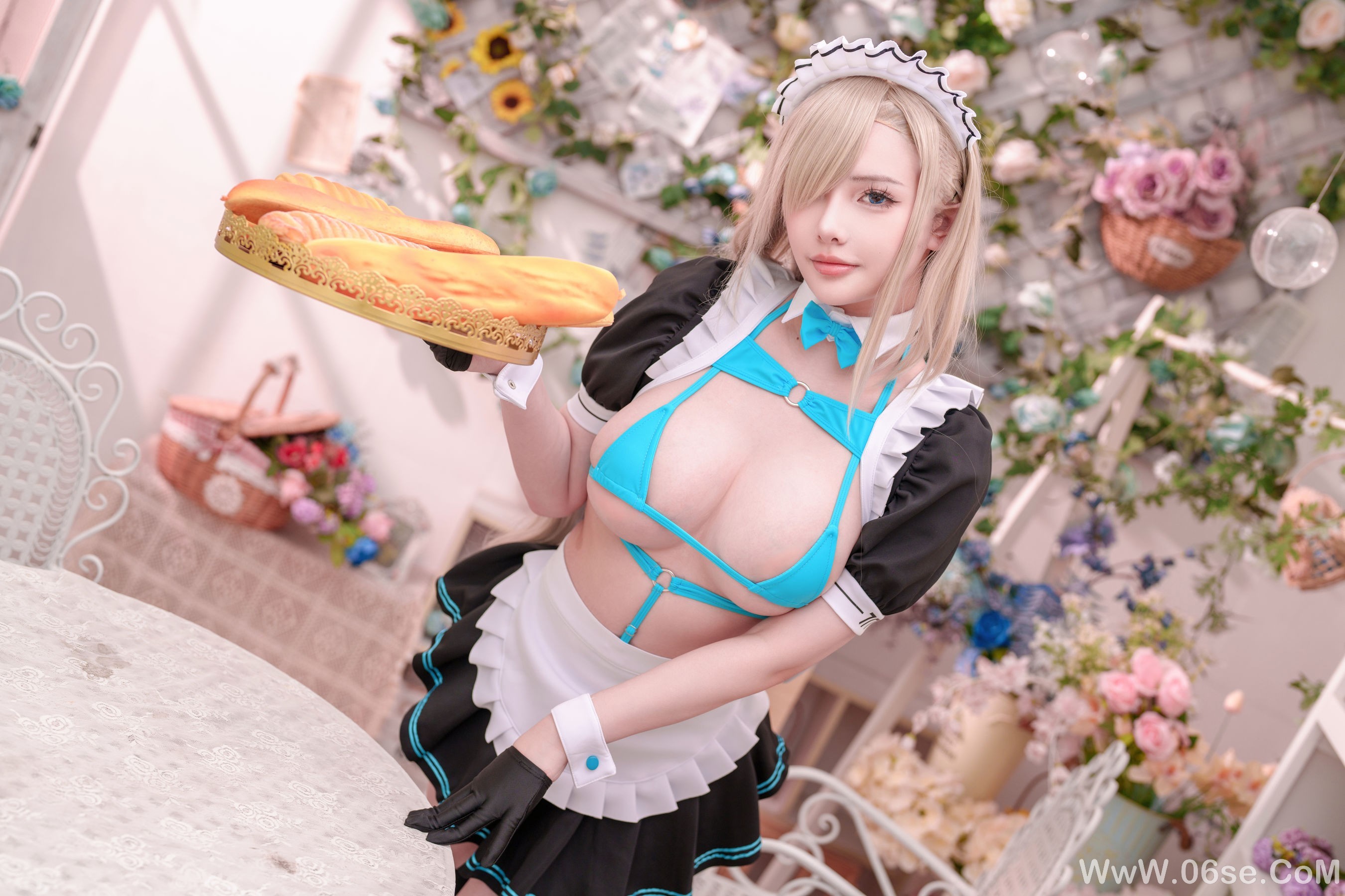 图片[6]-动漫博主雯妹 – 一之濑明日奈 女仆[44P]-六色网