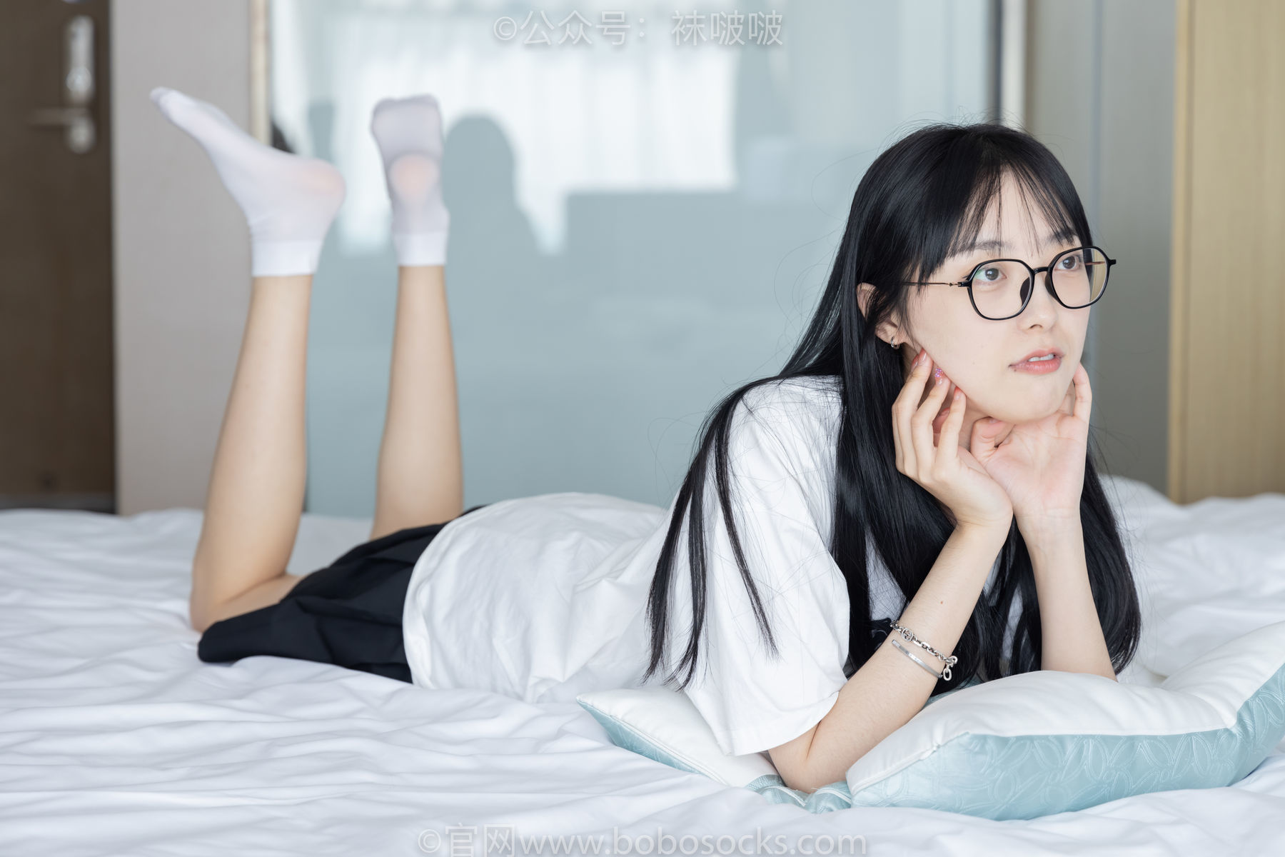 图片[120]-BoBoSocks袜啵啵 No.033 稚予-贝壳头、天鹅绒黑袜、天鹅绒白袜[154P]-六色网