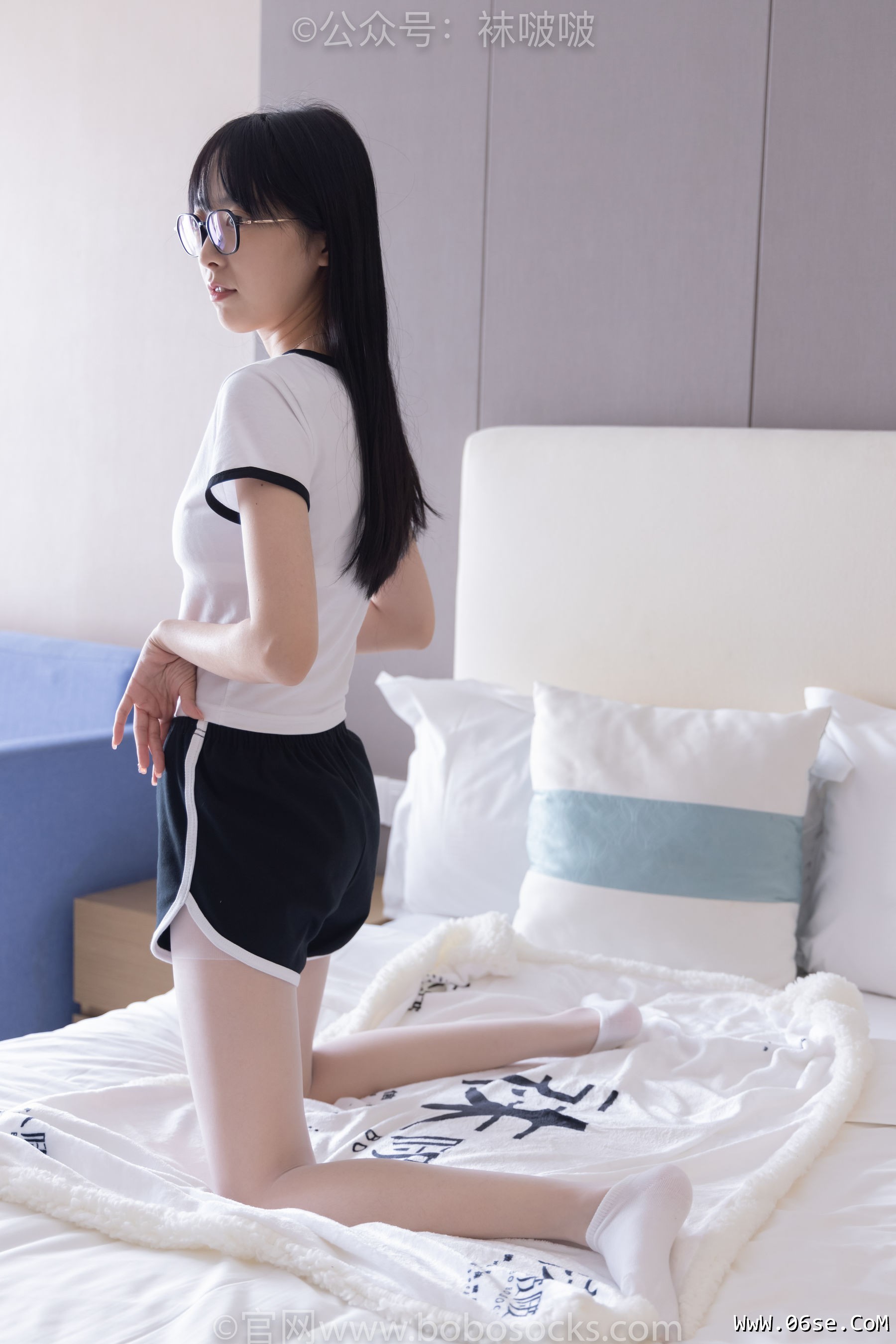 图片[54]-BoBoSocks袜啵啵 No.037 稚予-帆布鞋、短白棉袜、白丝[136P]-六色网