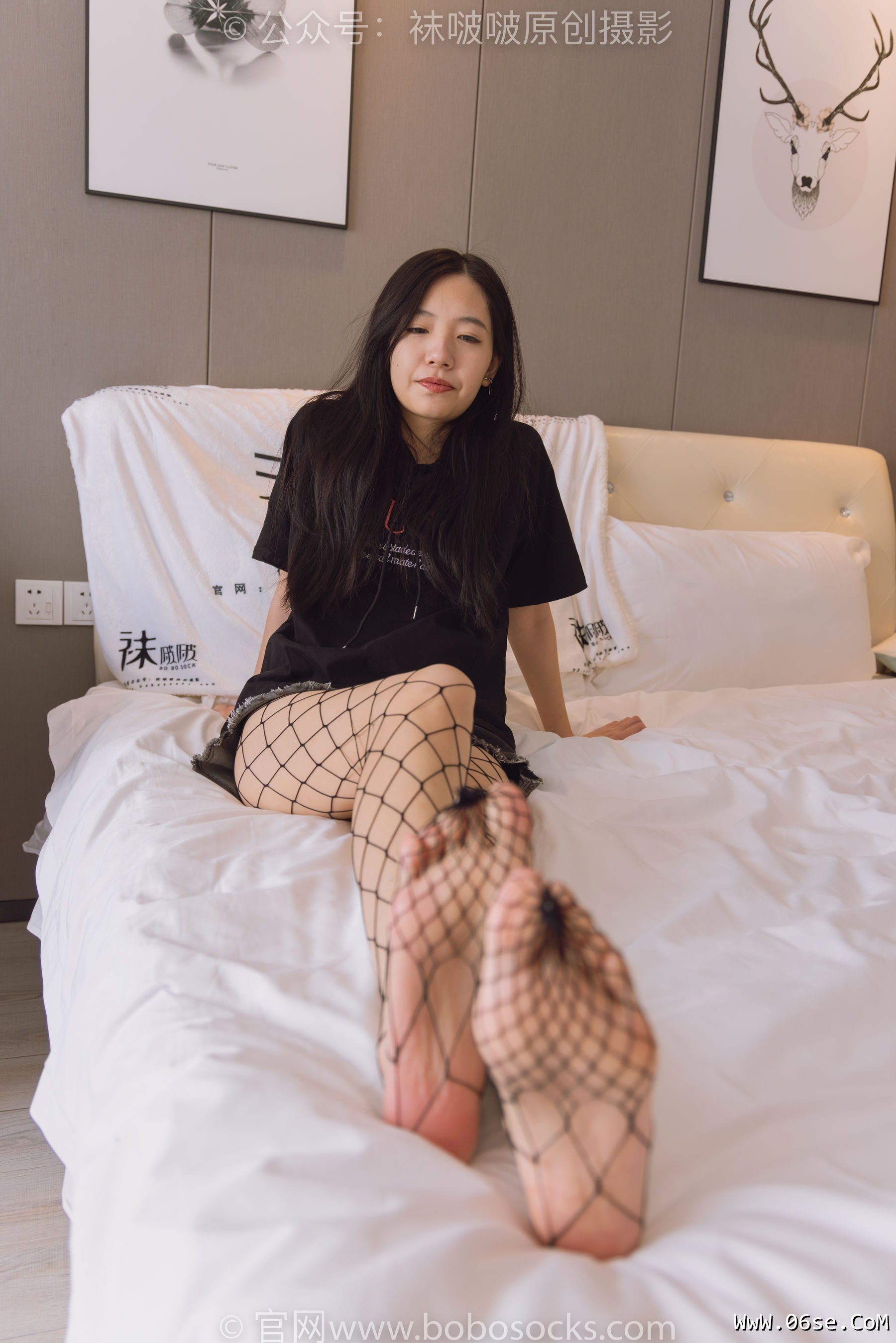 图片[12]-BoBoSocks袜啵啵 No.203 三双靴子、黑丝、网袜[144P]-六色网