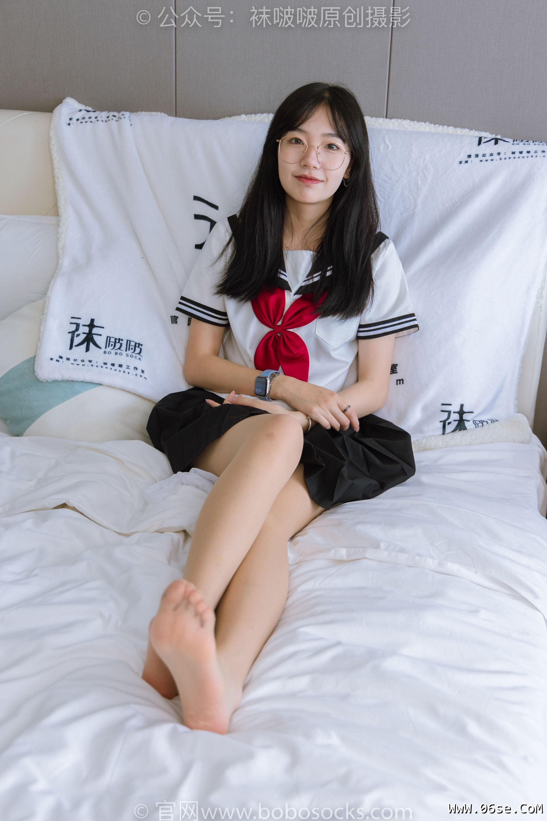 图片[42]-BoBoSocks袜啵啵 No.197 小甜豆-皮鞋、短白丝、肉丝、jk制服[139P]-六色网