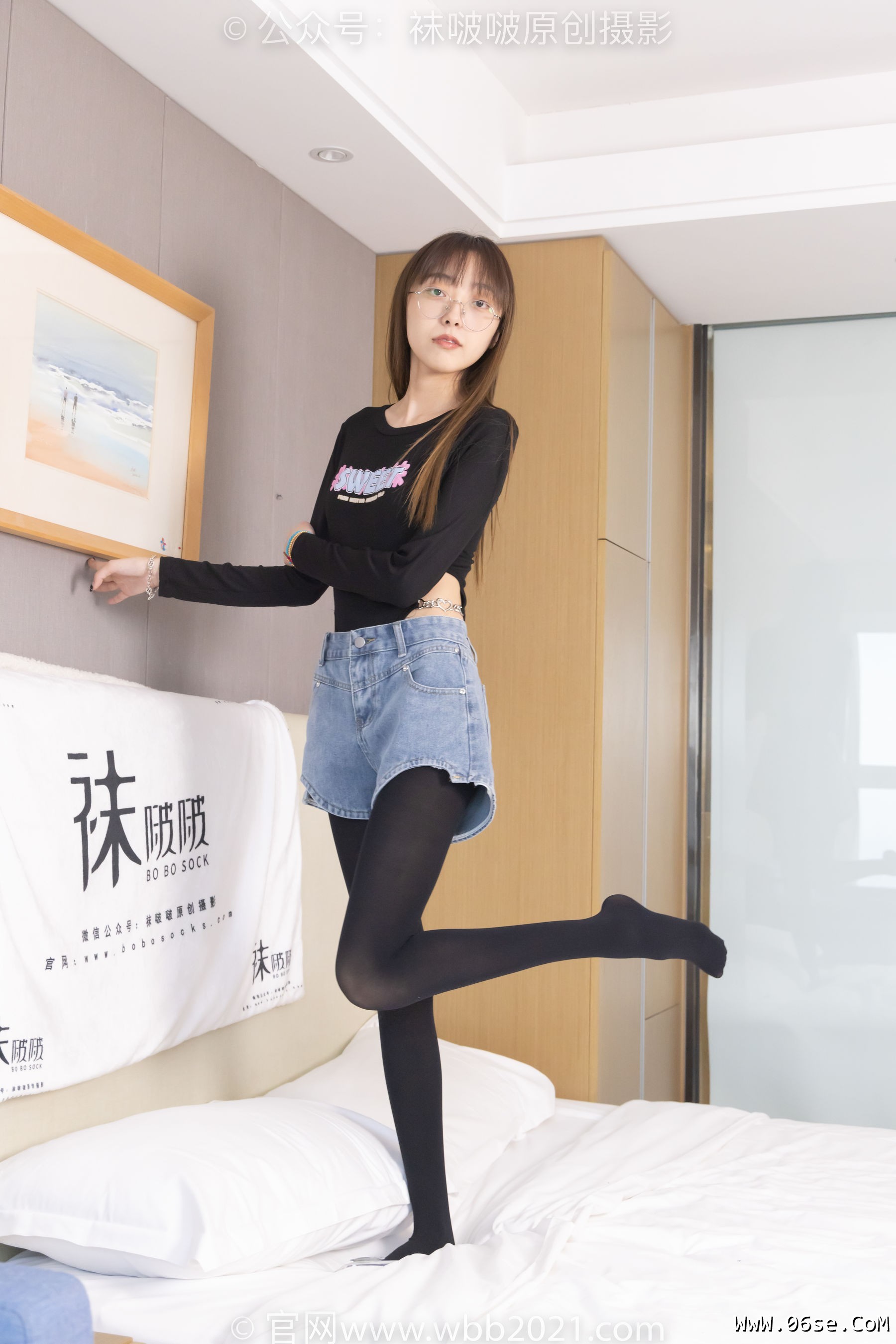 图片[147]-BoBoSocks袜啵啵 No.321 稚予 -高跟鞋、厚黑丝[150P]-六色网